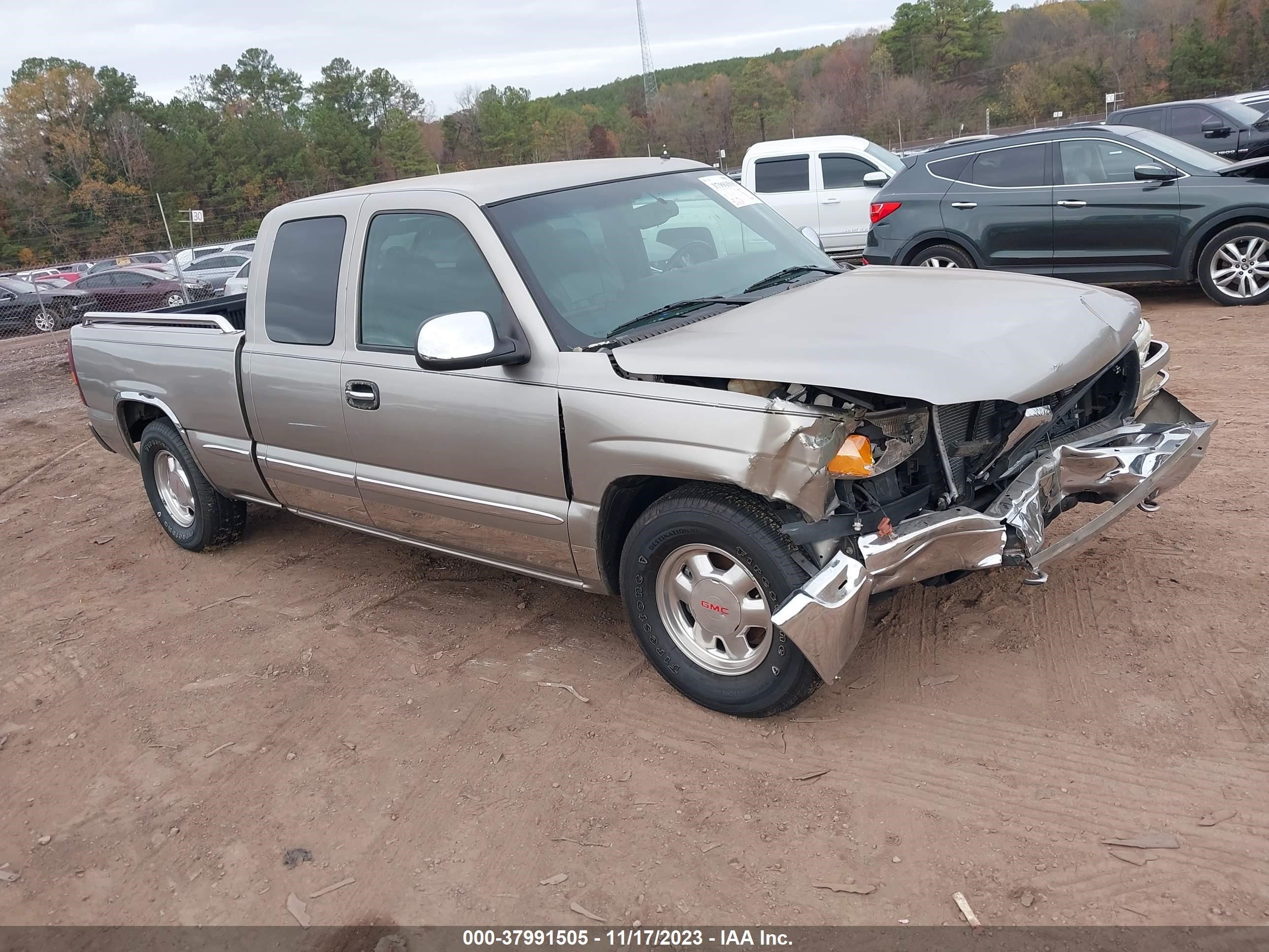 GMC SIERRA 2002 2gtec19t821159047