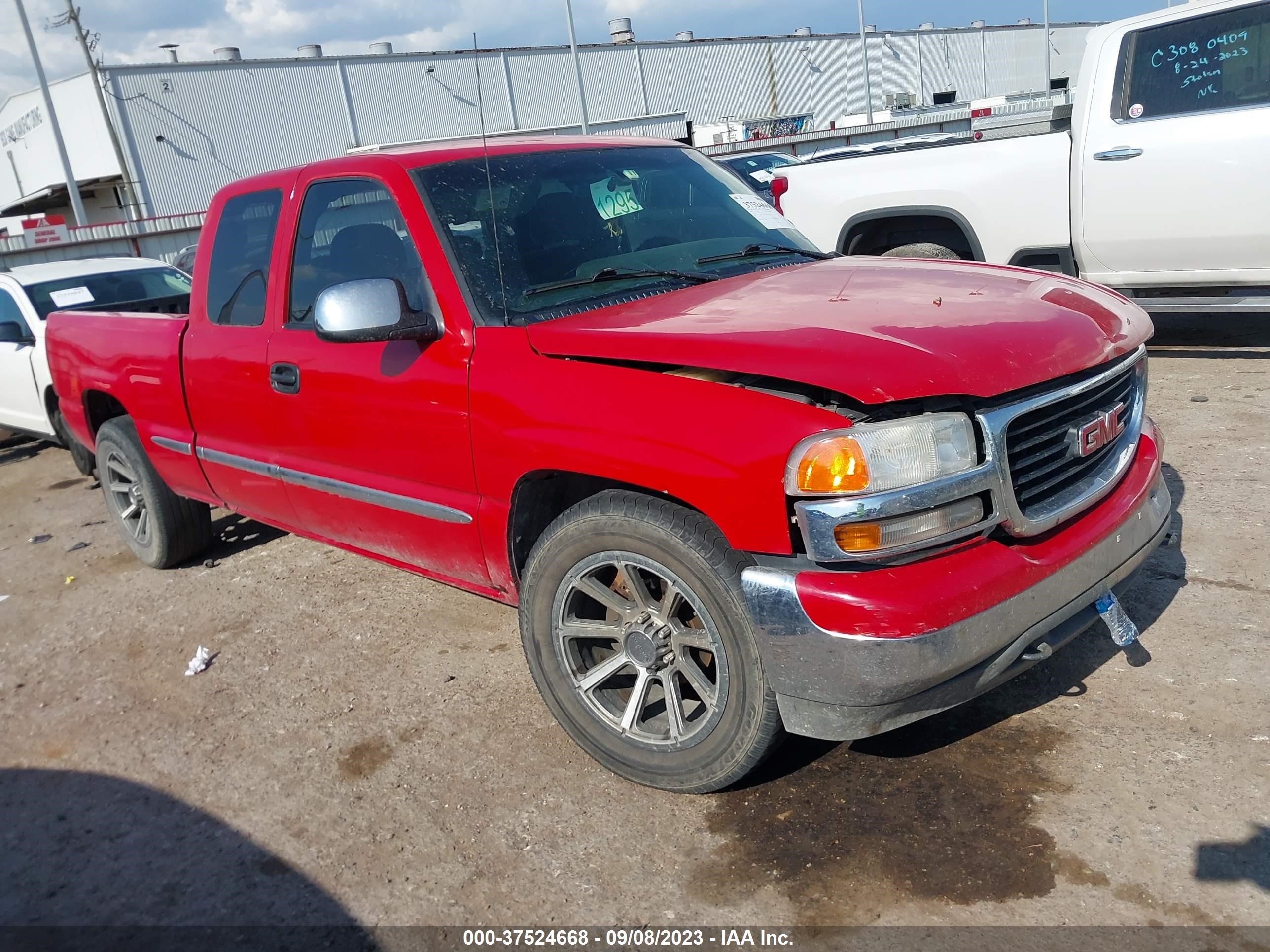 GMC SIERRA 2002 2gtec19t921136313