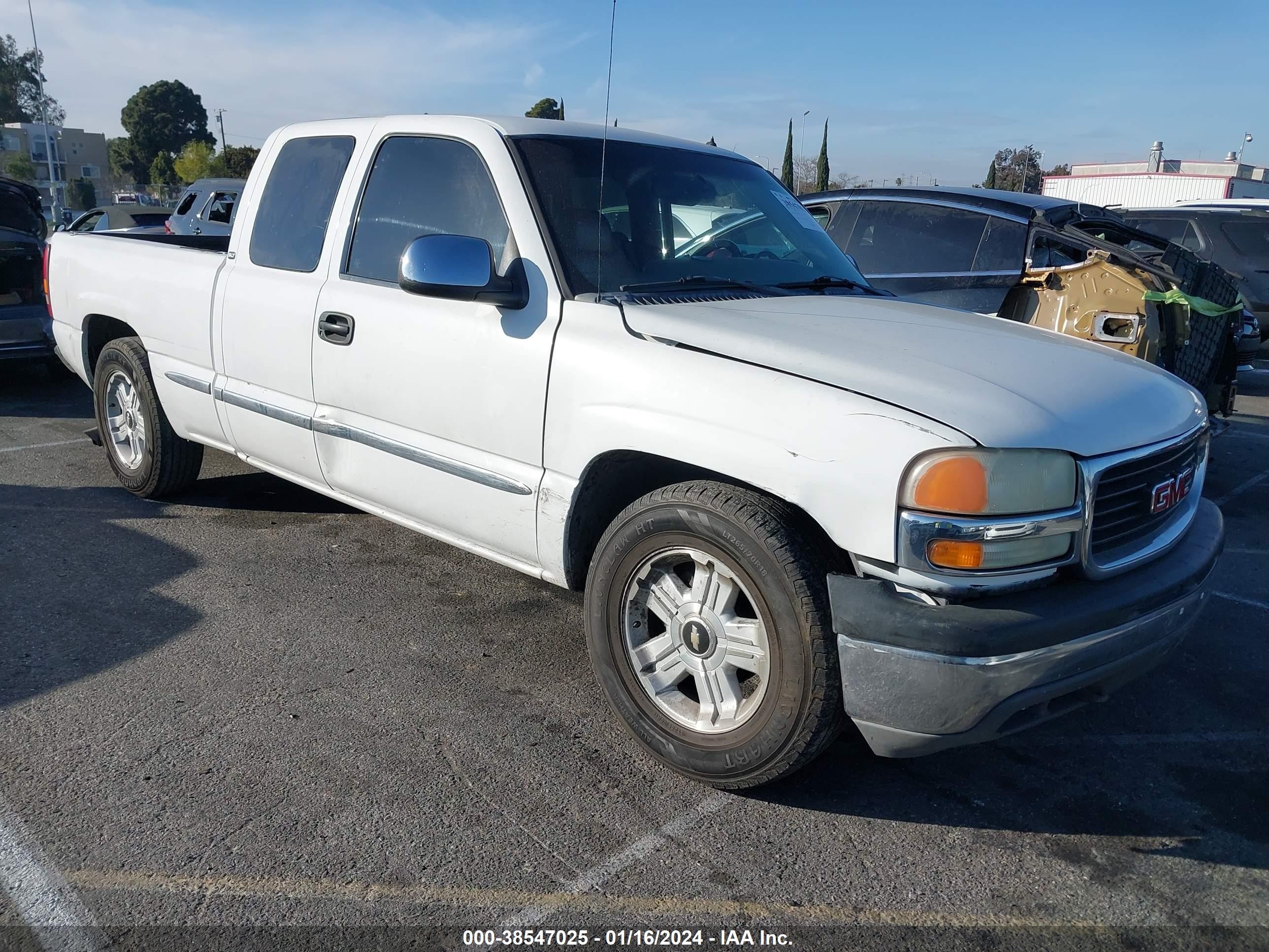 GMC SIERRA 2002 2gtec19t921321607