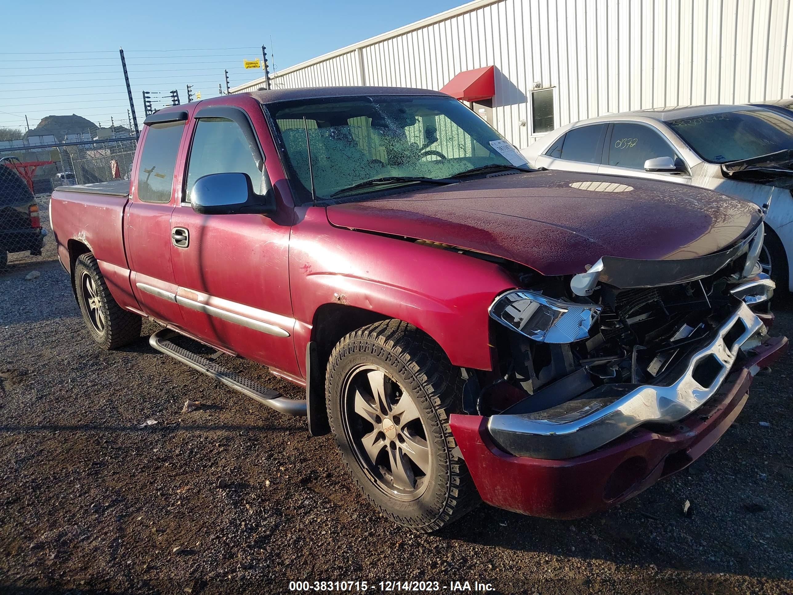 GMC SIERRA 2004 2gtec19t941299353