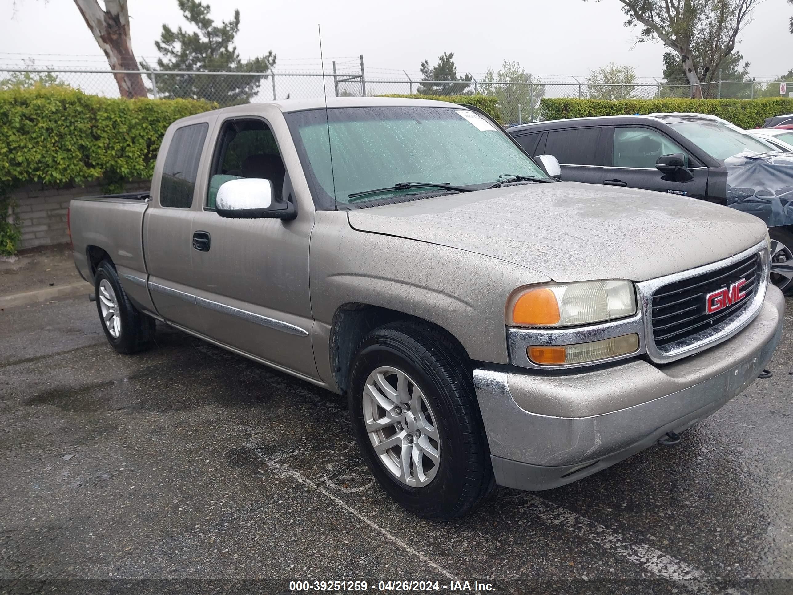 GMC SIERRA 2002 2gtec19tx21125210