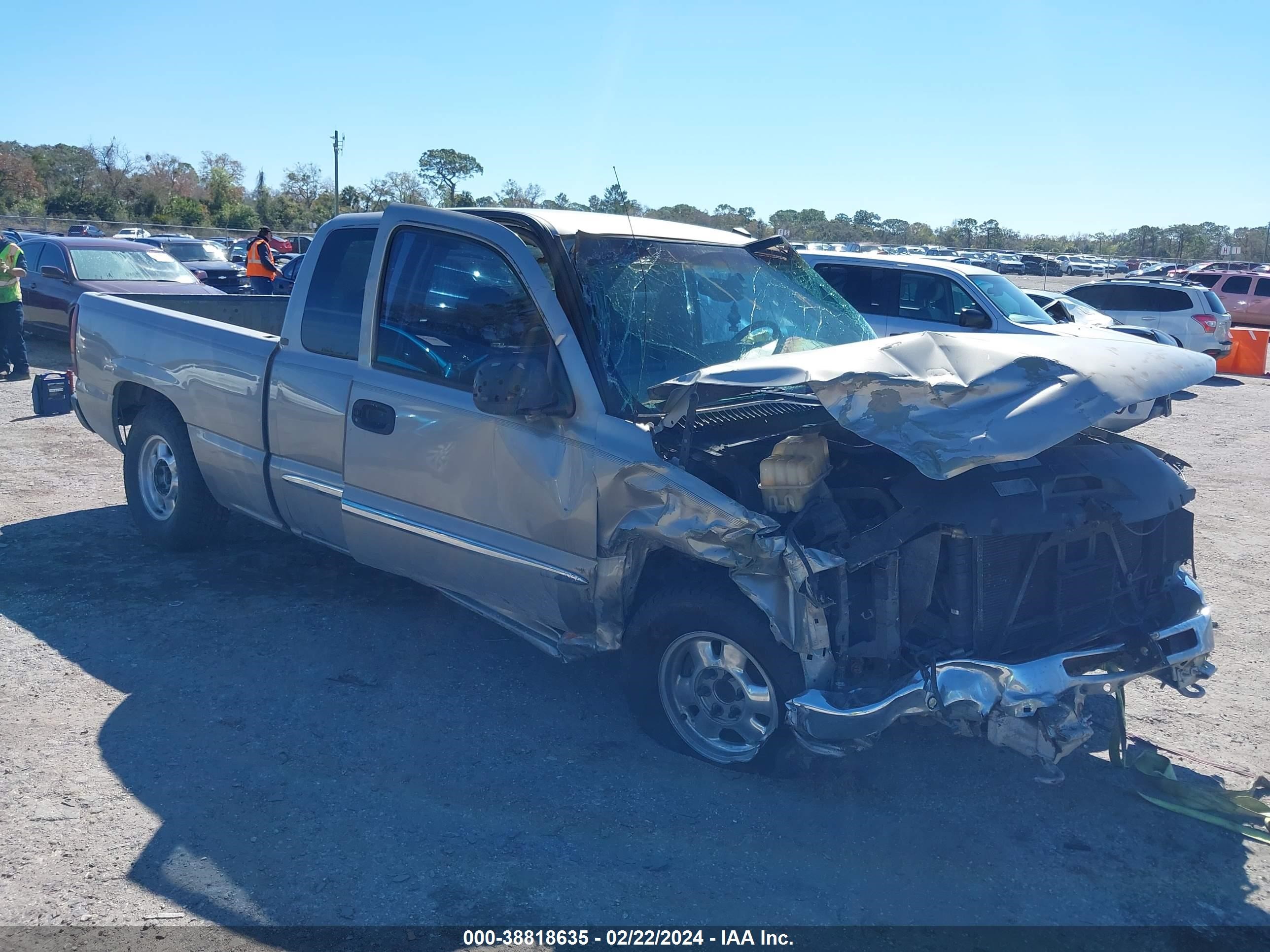 GMC SIERRA 2003 2gtec19tx31371661