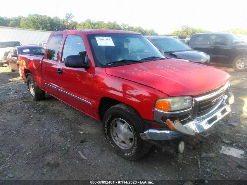 GMC SIERRA 2004 2gtec19v041416710