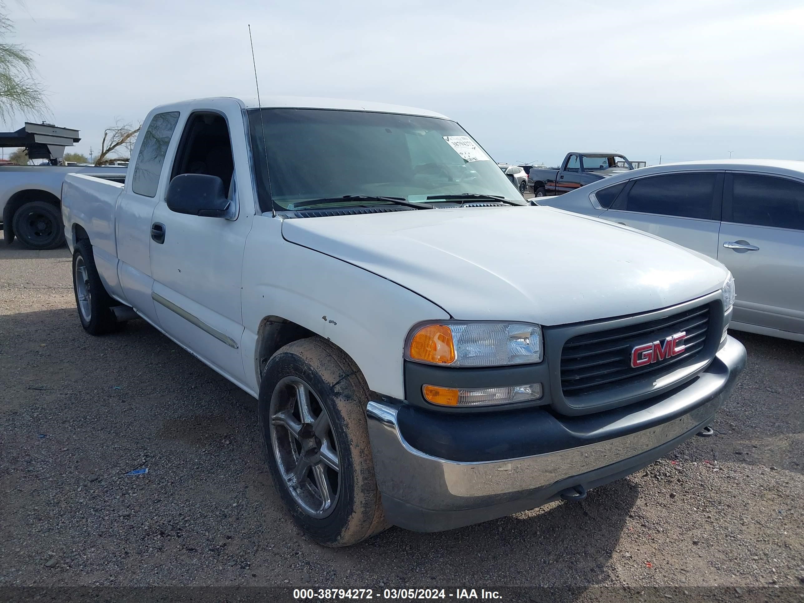 GMC SIERRA 2001 2gtec19v211193145