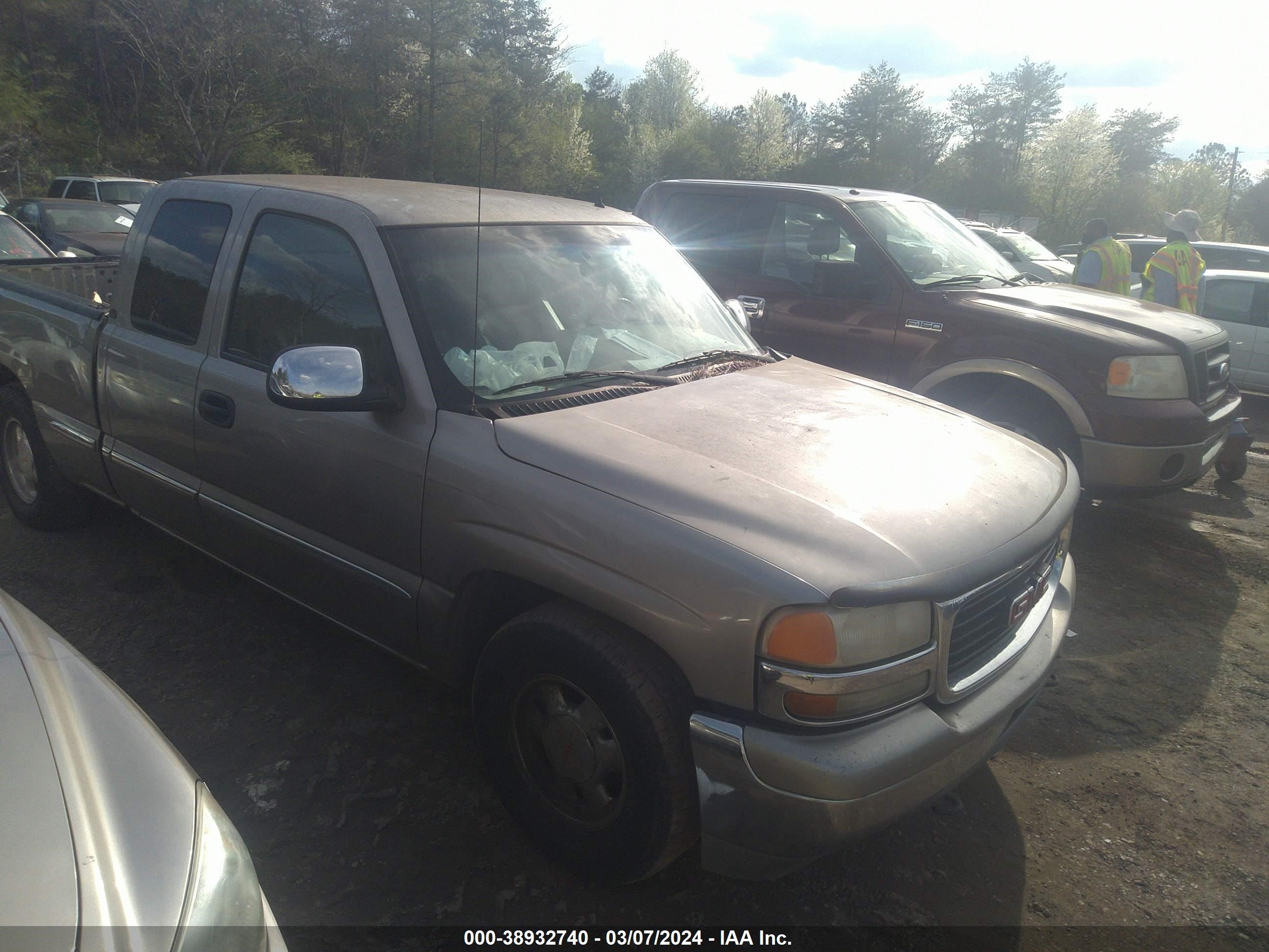 GMC SIERRA 2001 2gtec19v211223888