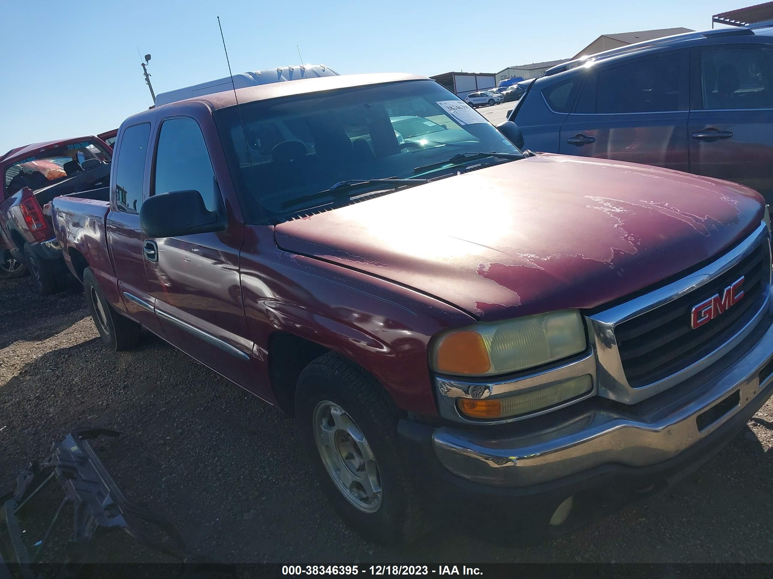 GMC SIERRA 2004 2gtec19v241343498