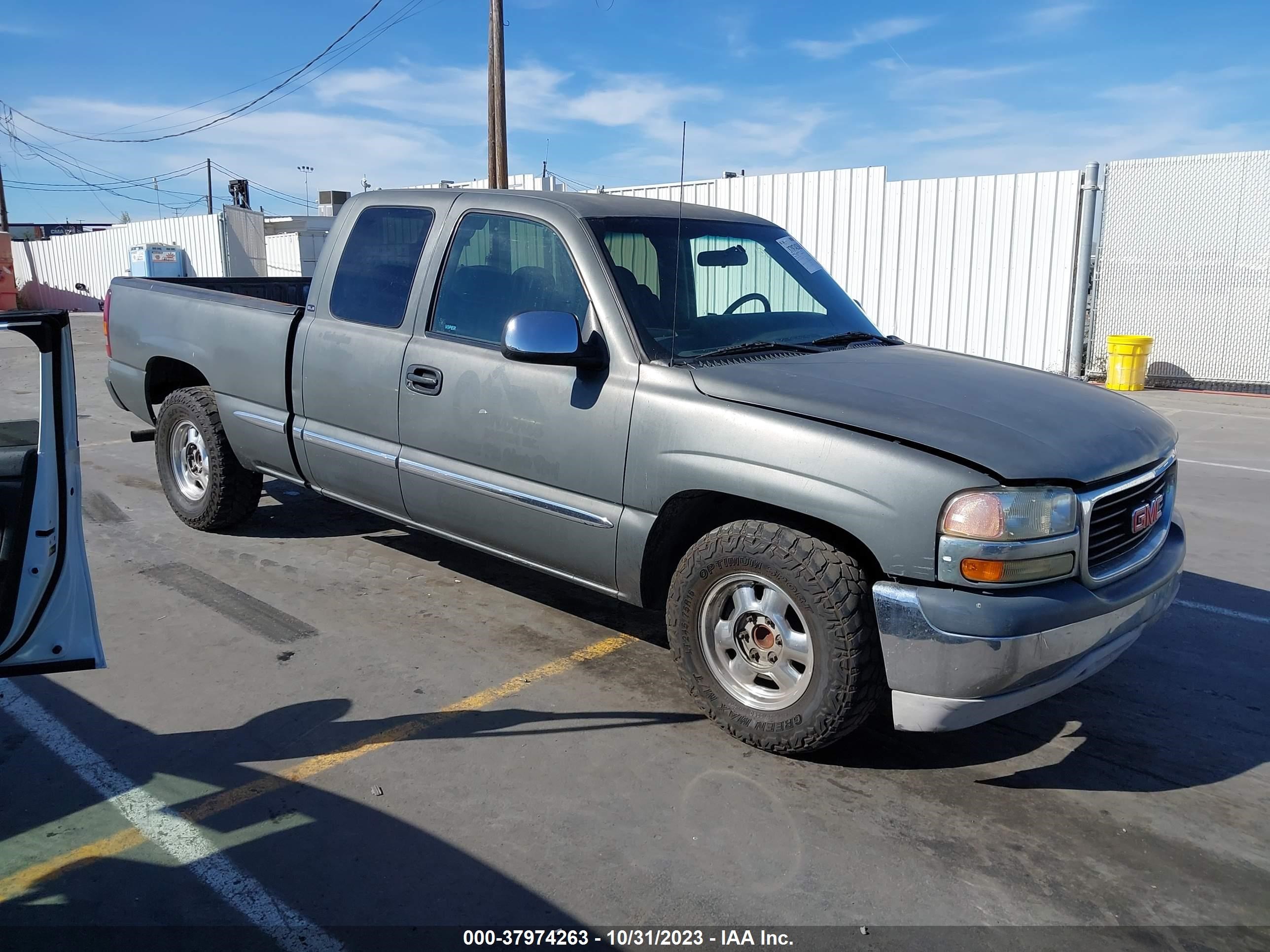 GMC SIERRA 2001 2gtec19v311356787