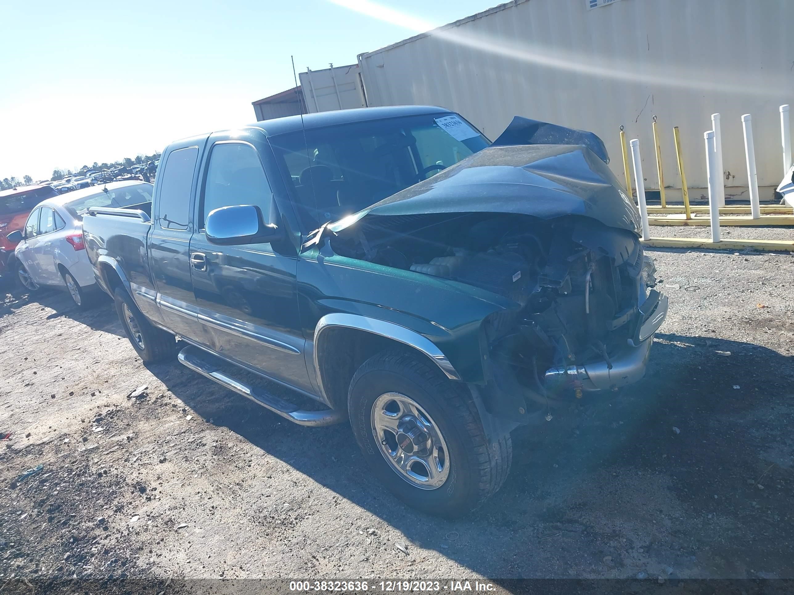 GMC SIERRA 2001 2gtec19v411255774