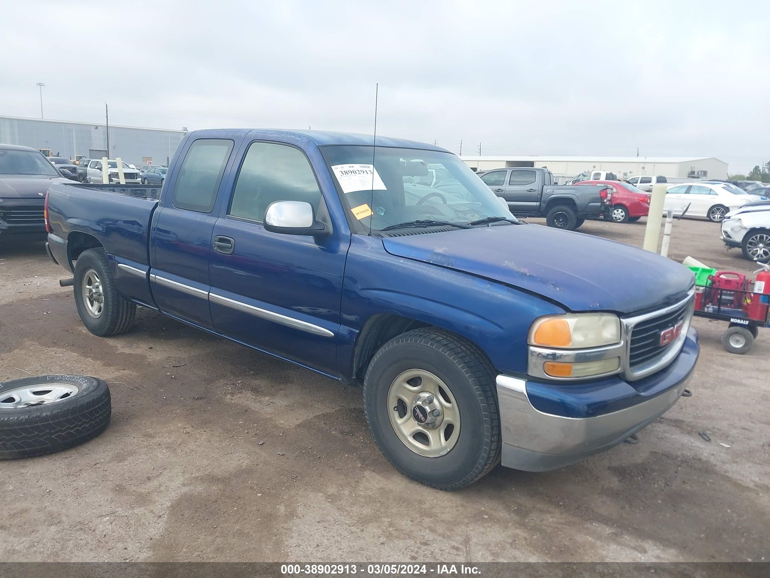 GMC SIERRA 2001 2gtec19v411288337