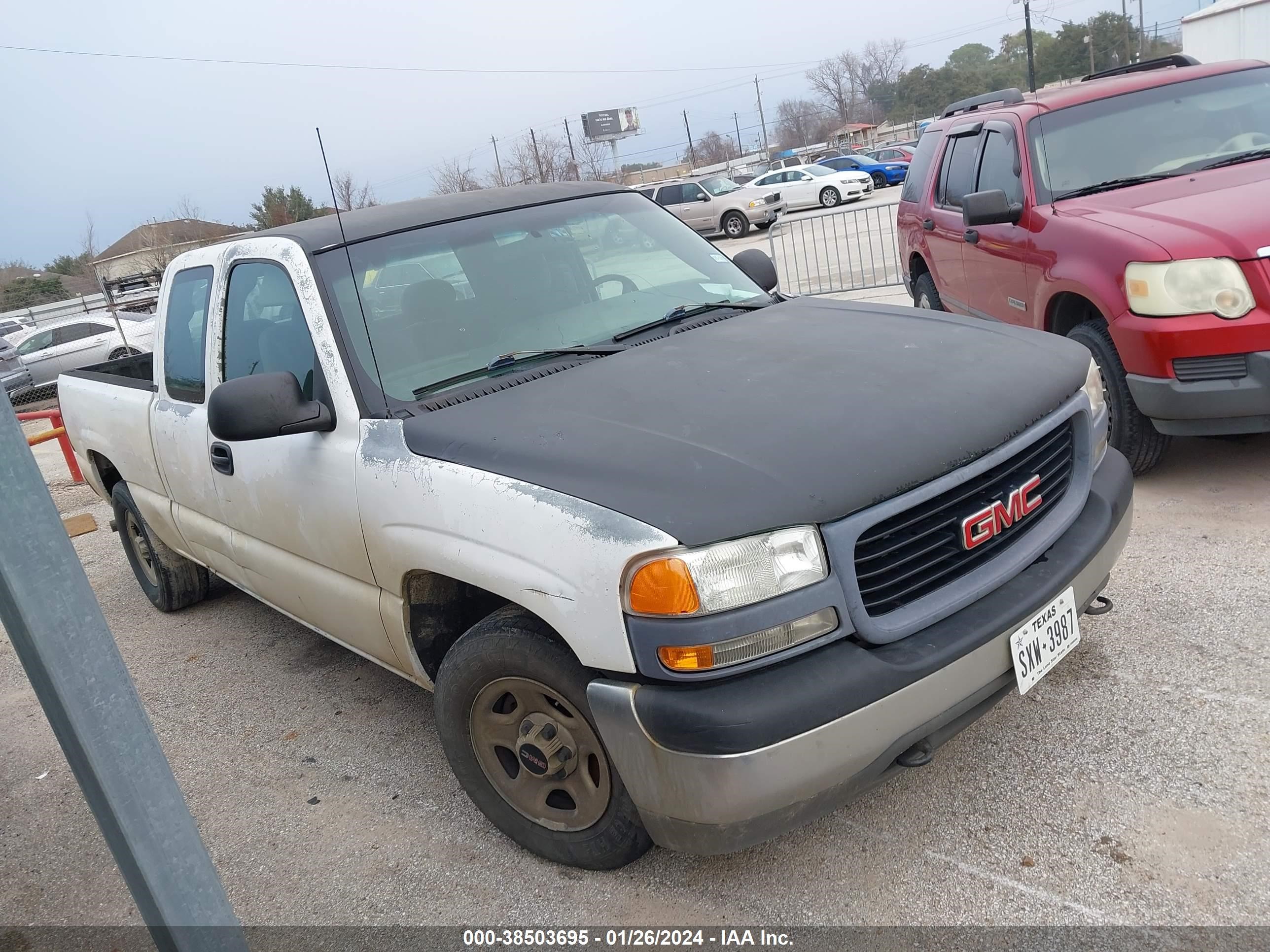 GMC SIERRA 2001 2gtec19v511231094