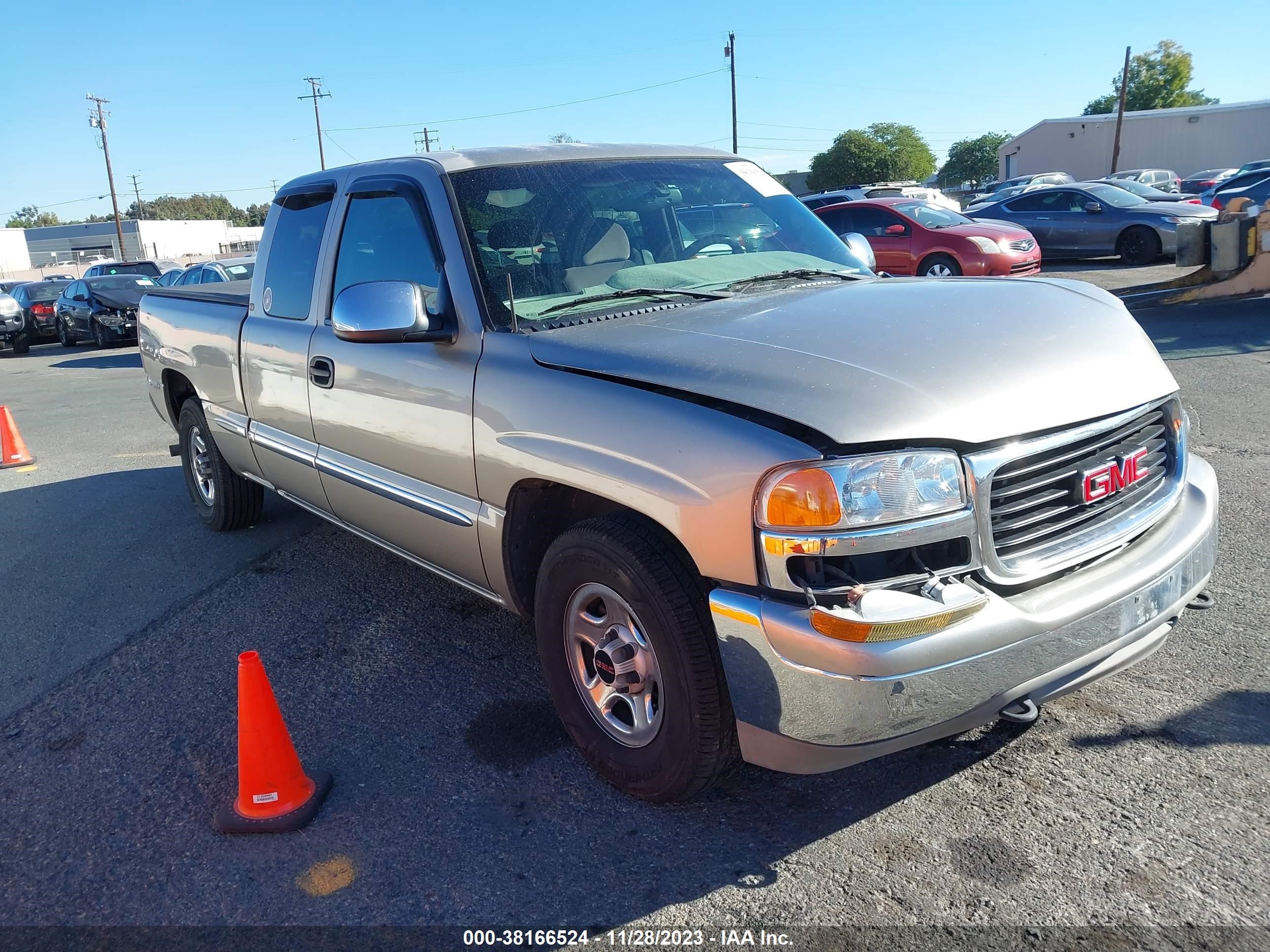 GMC SIERRA 2002 2gtec19v521112608