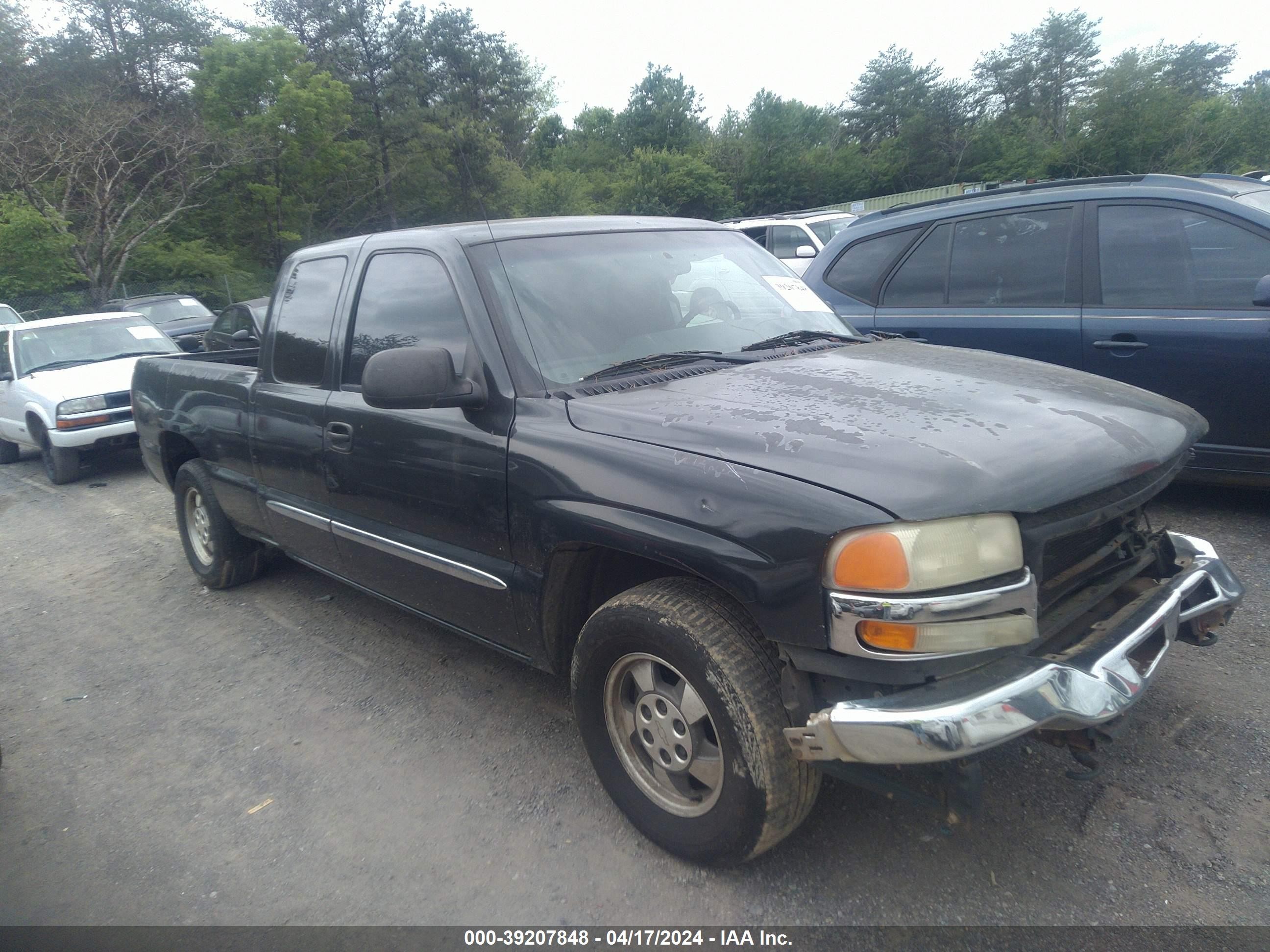 GMC SIERRA 2004 2gtec19v541107007