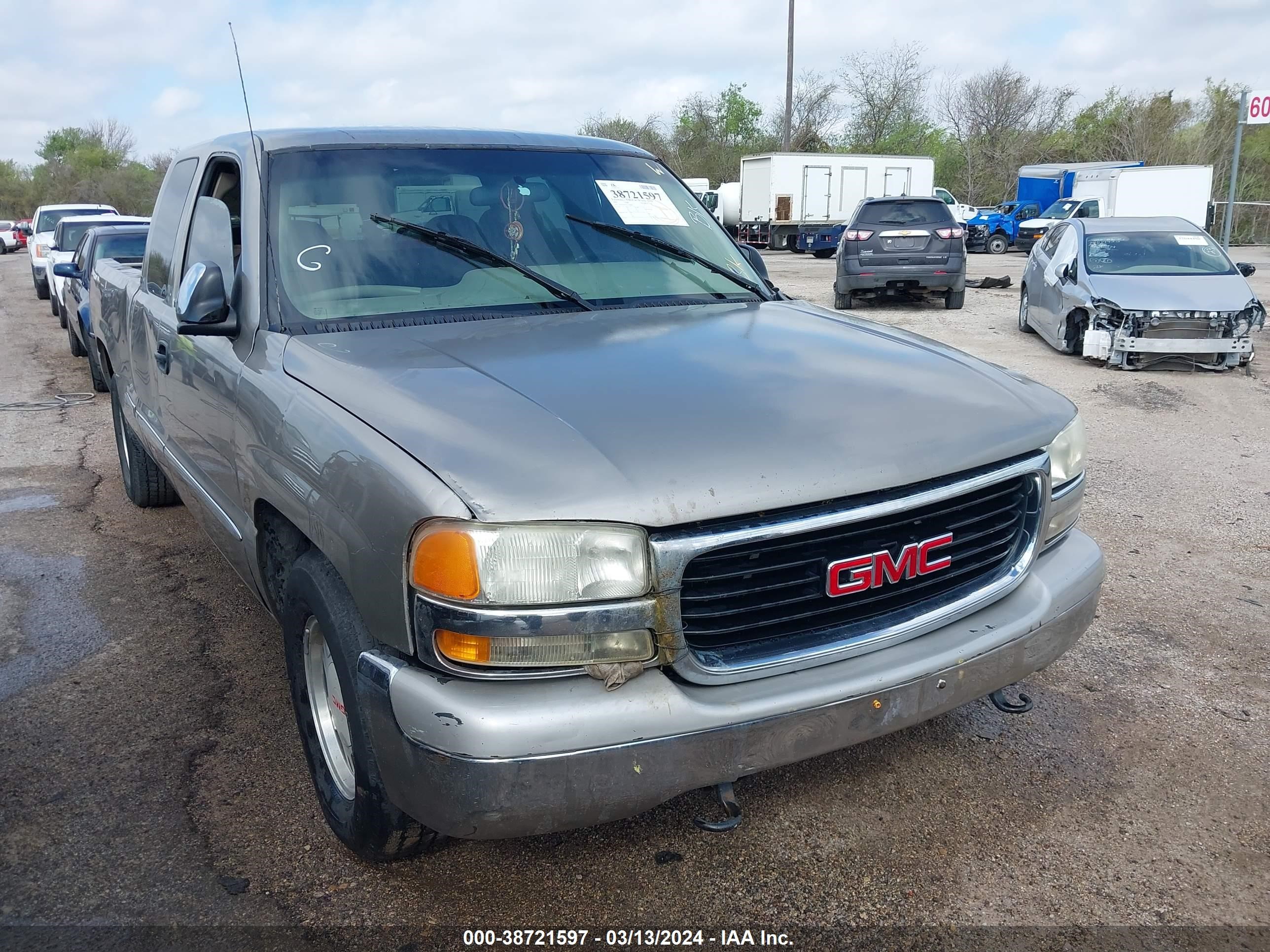 GMC SIERRA 2001 2gtec19v711220808