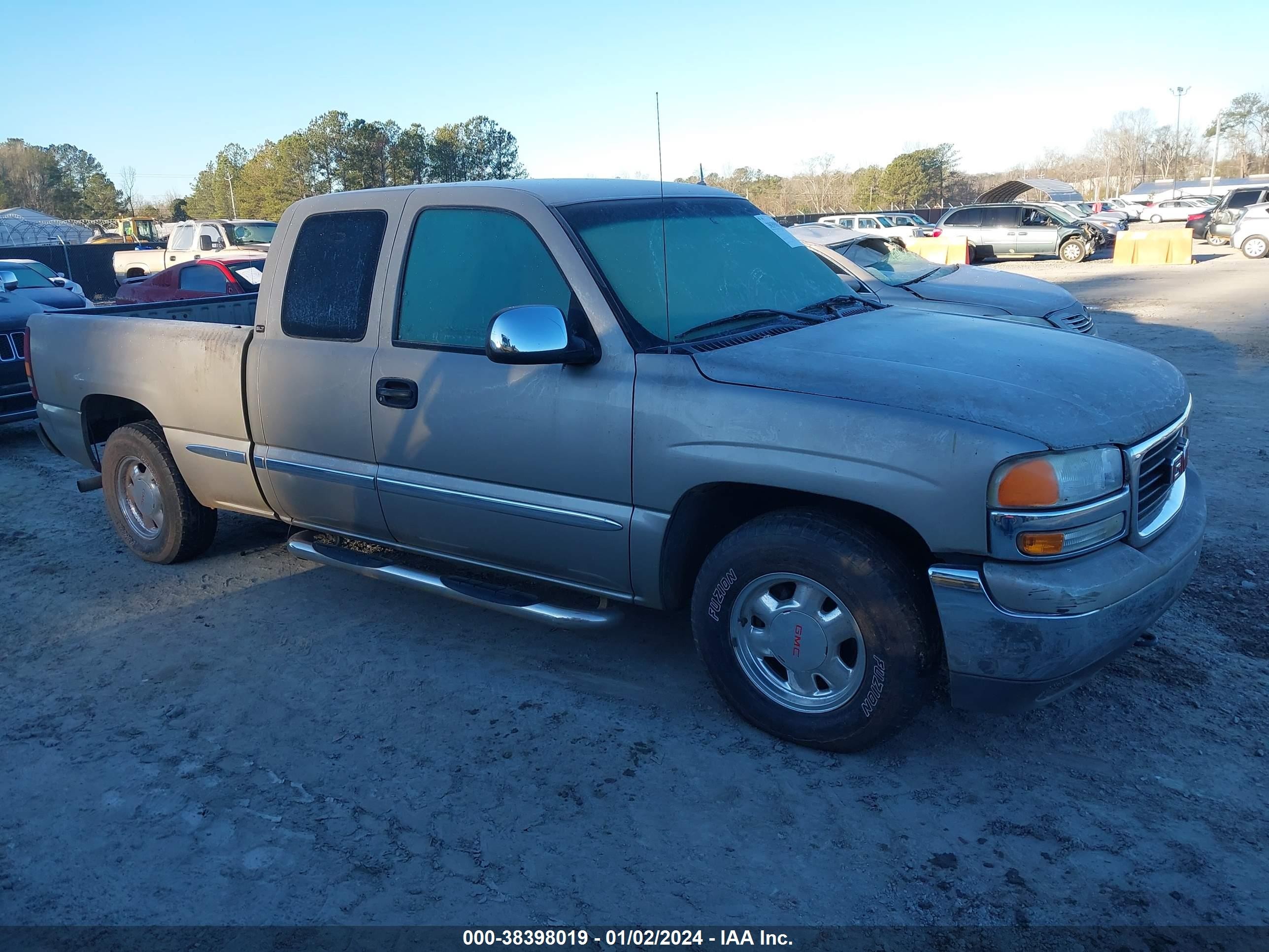 GMC SIERRA 2002 2gtec19v721313006