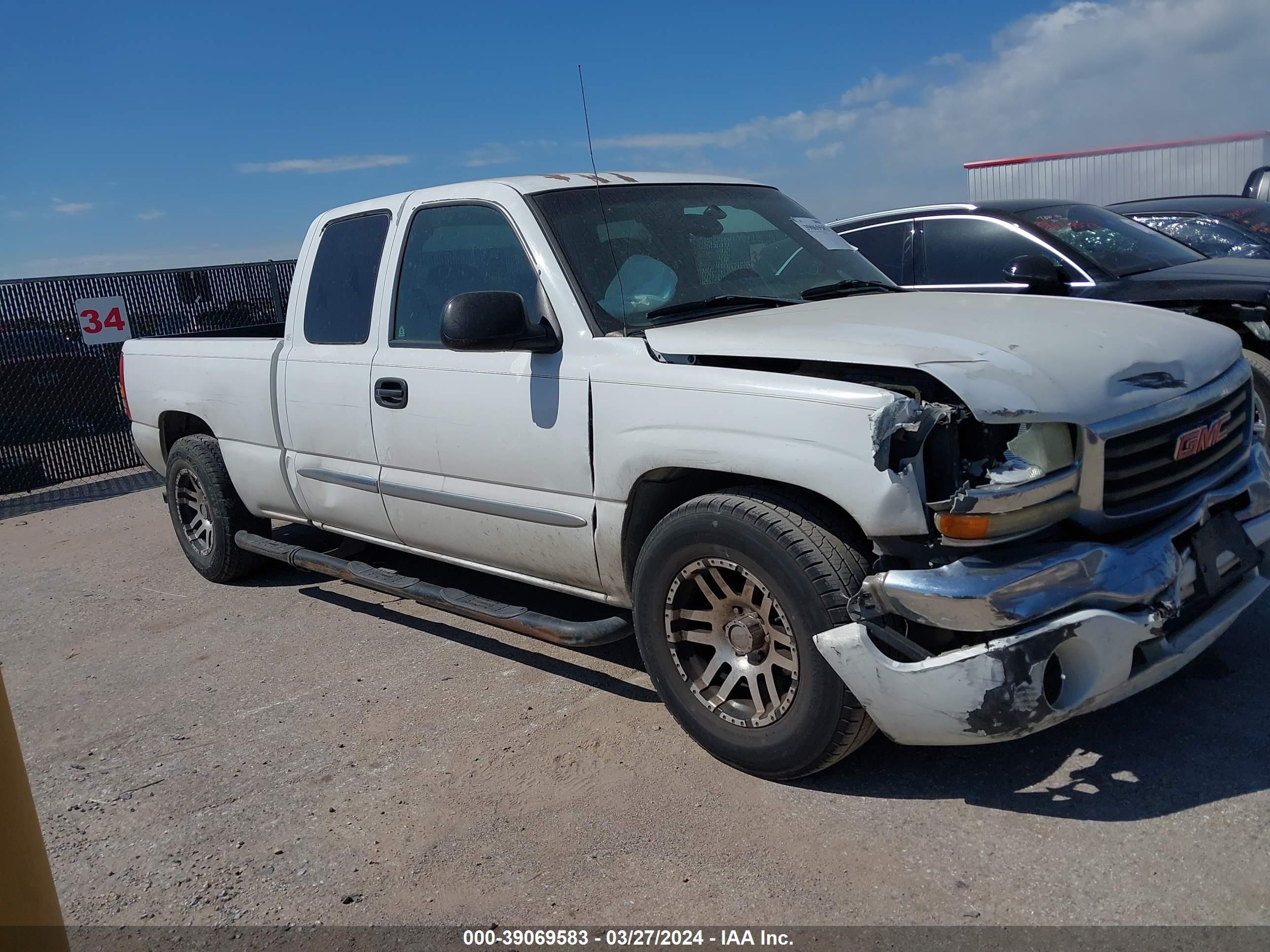 GMC SIERRA 2004 2gtec19v841310232