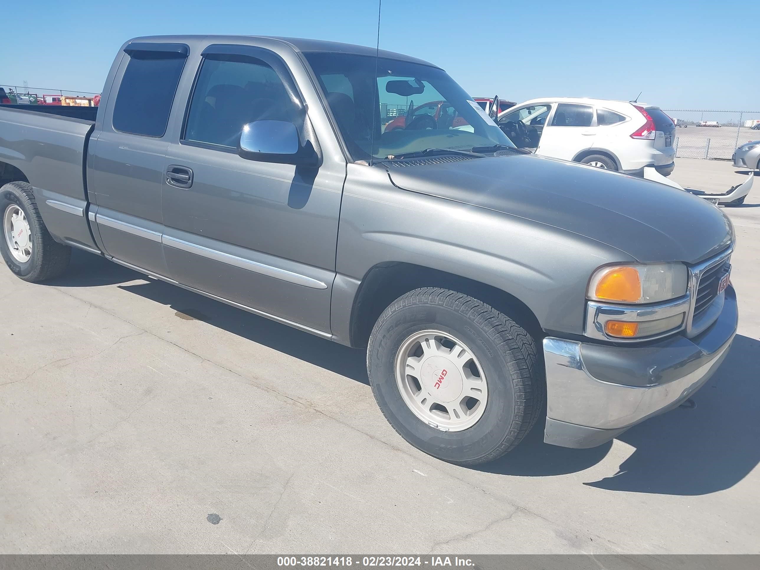 GMC SIERRA 2002 2gtec19vx21375497