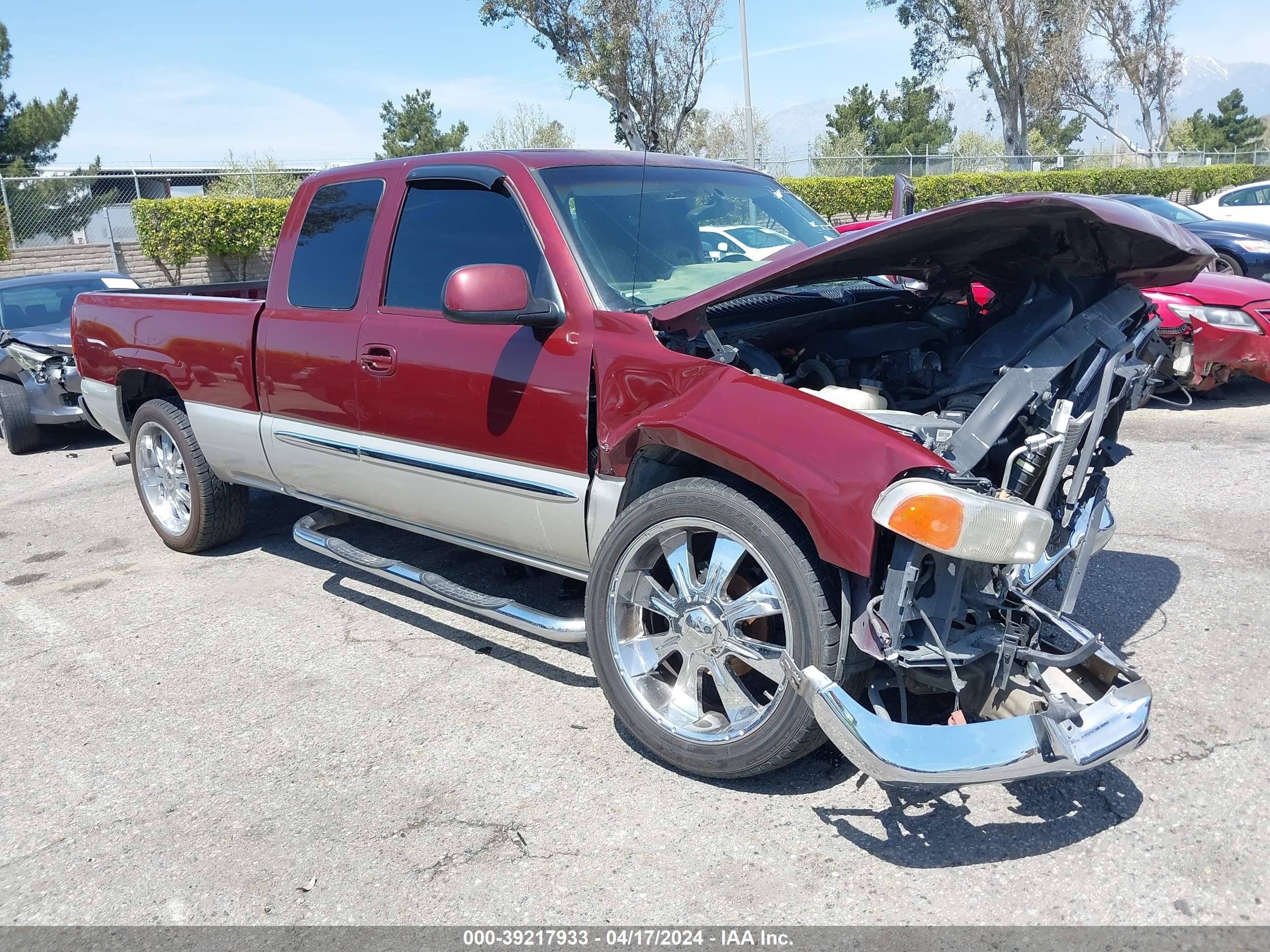 GMC SIERRA 2003 2gtec19vx31236892