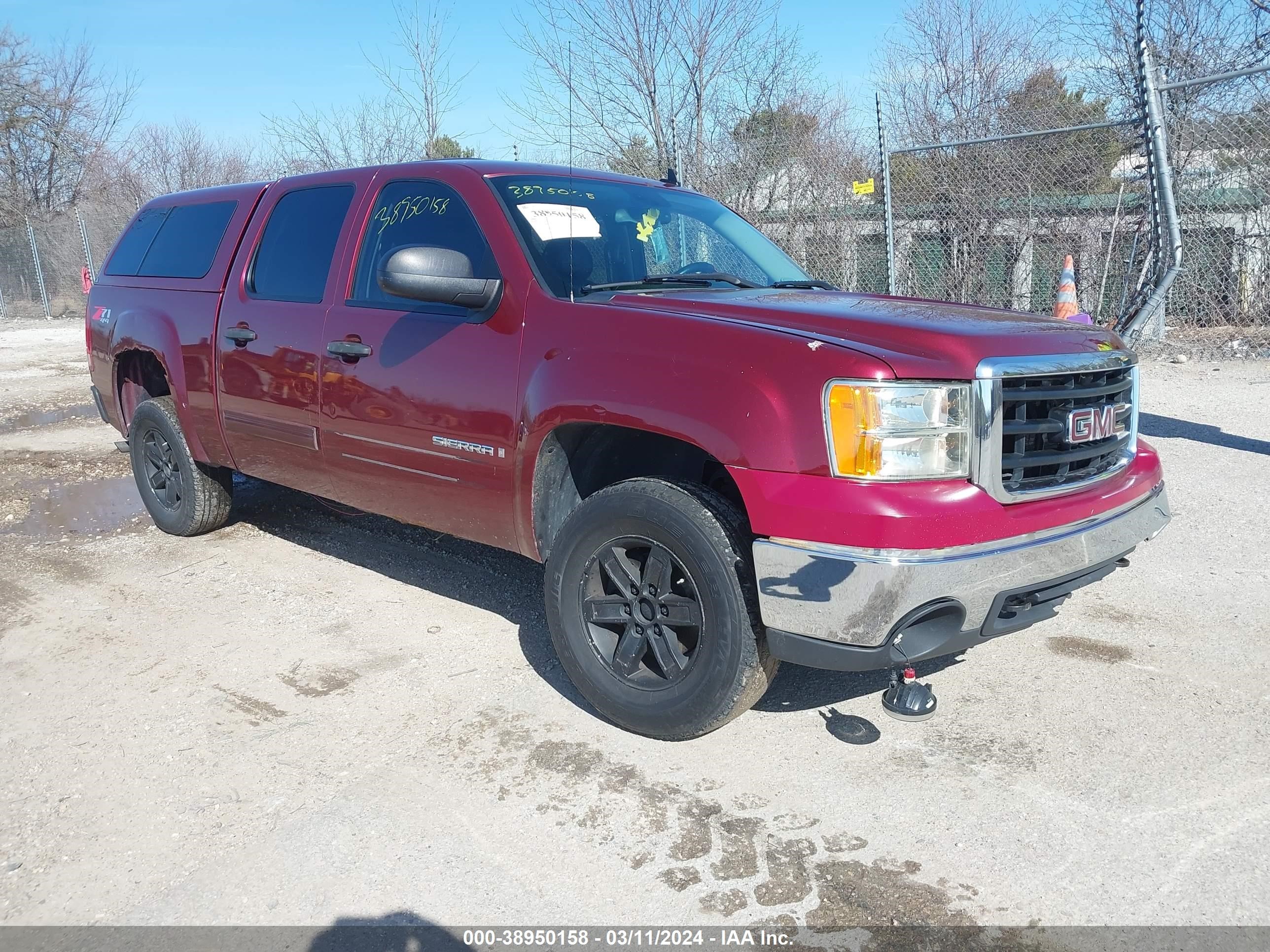 GMC SIERRA 2008 2gtek13m381212931