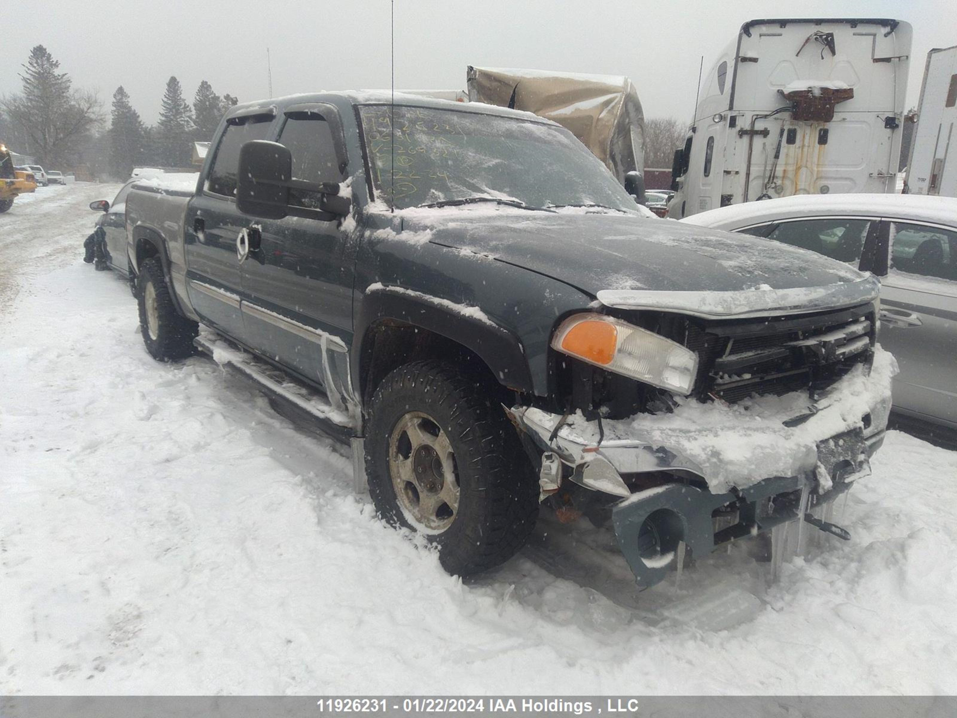 GMC SIERRA 2006 2gtek13v061269321