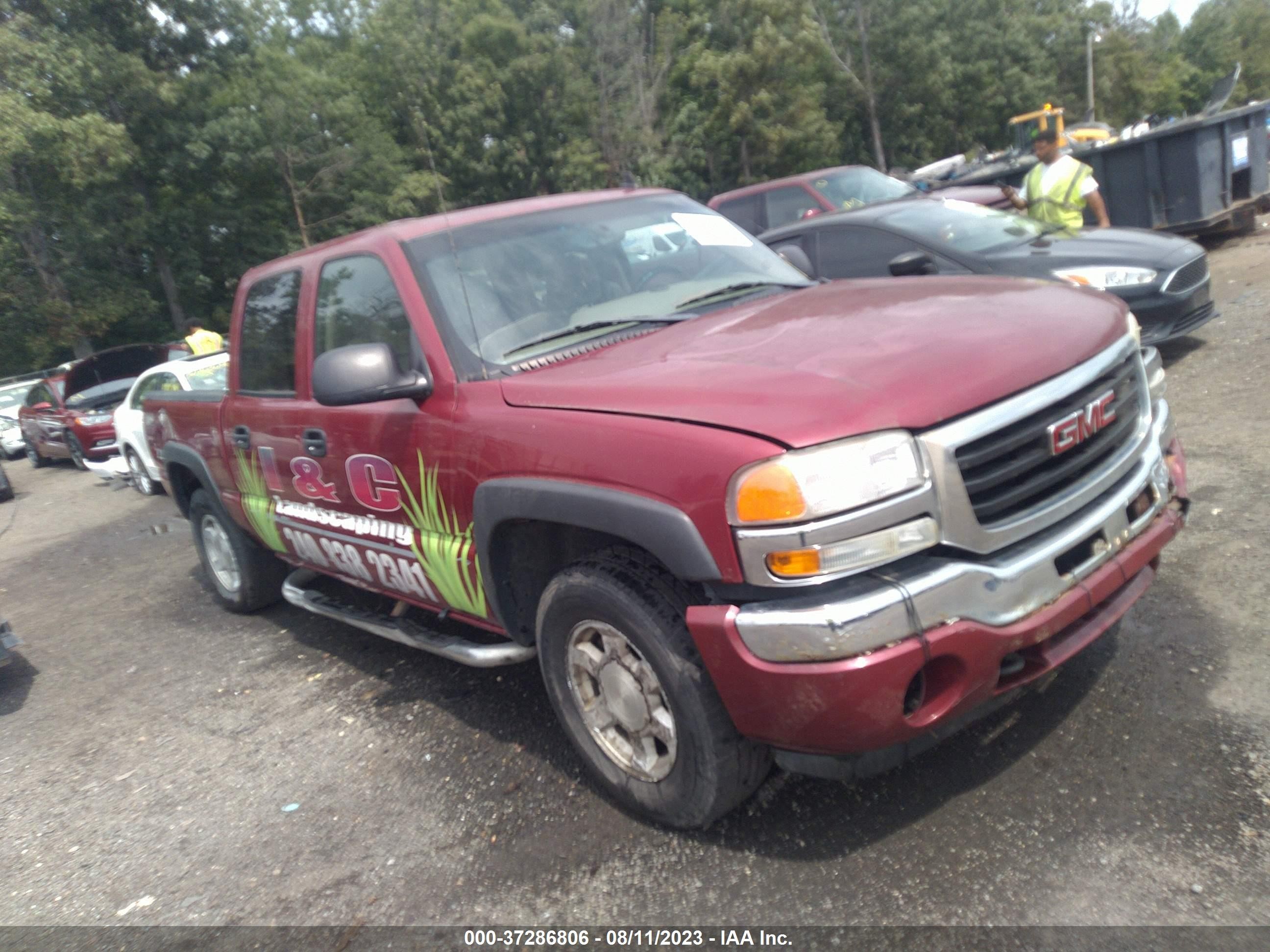 GMC SIERRA 2006 2gtek13z661277006