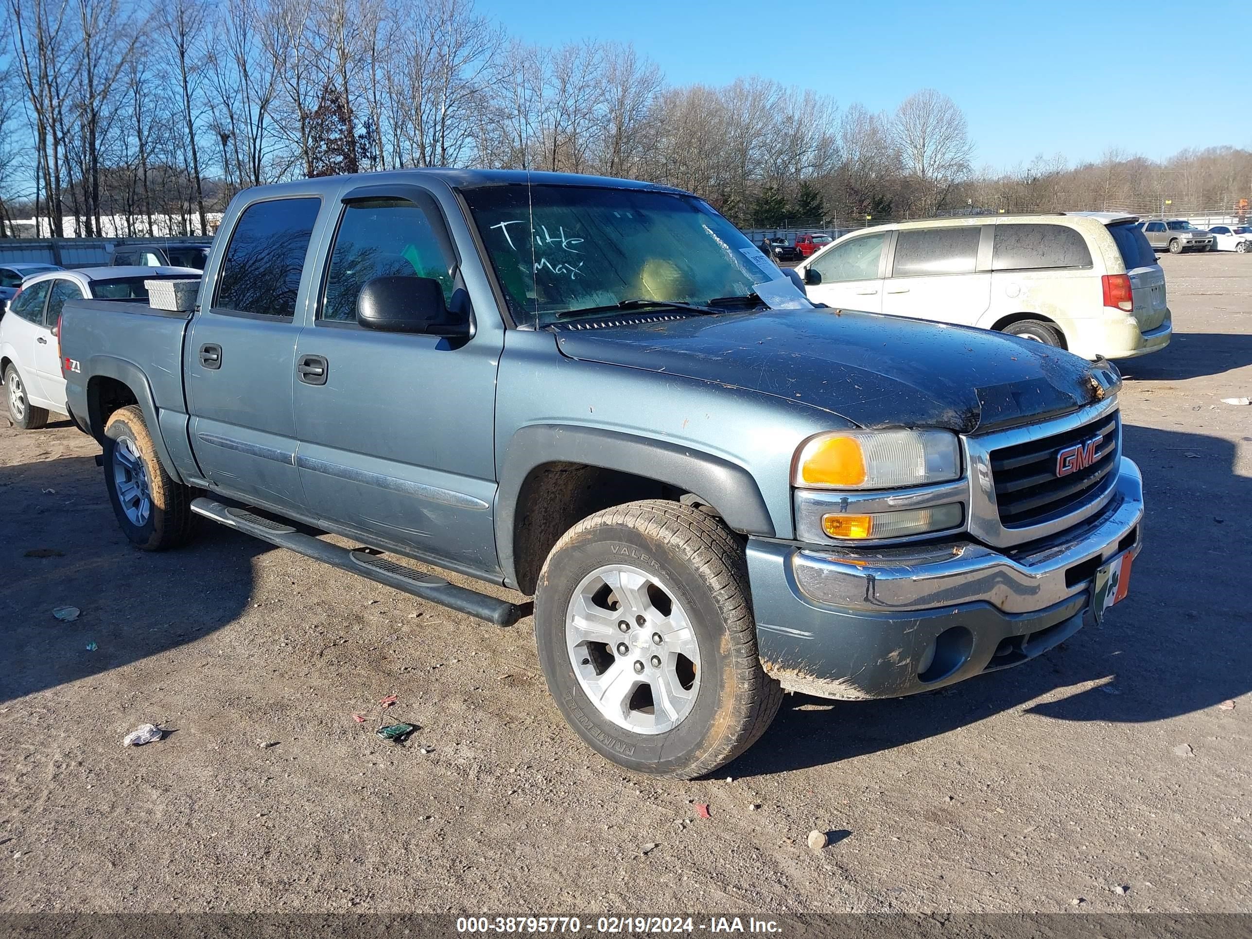 GMC SIERRA 2006 2gtek13z761286846