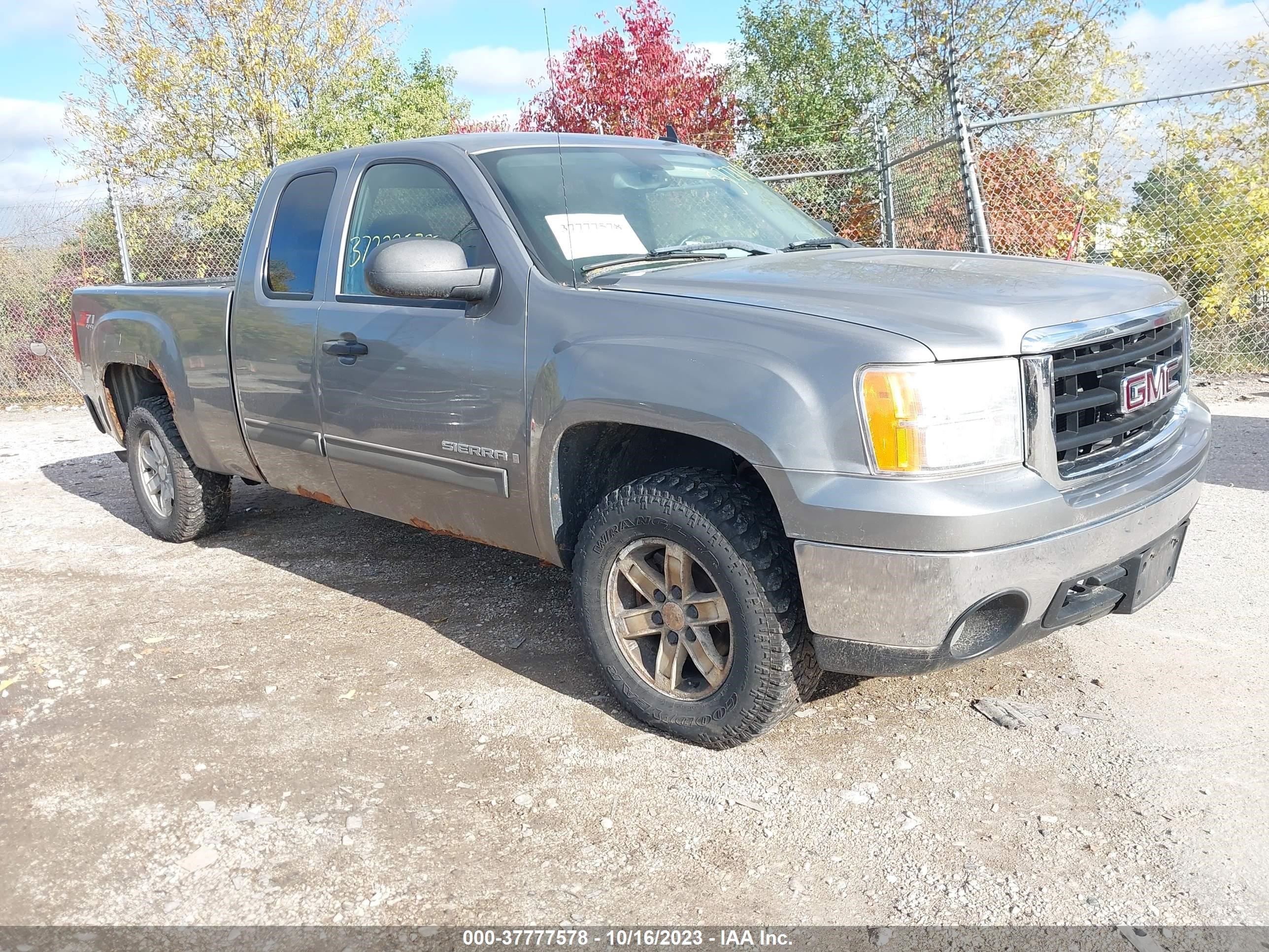 GMC SIERRA 2007 2gtek19j171656918