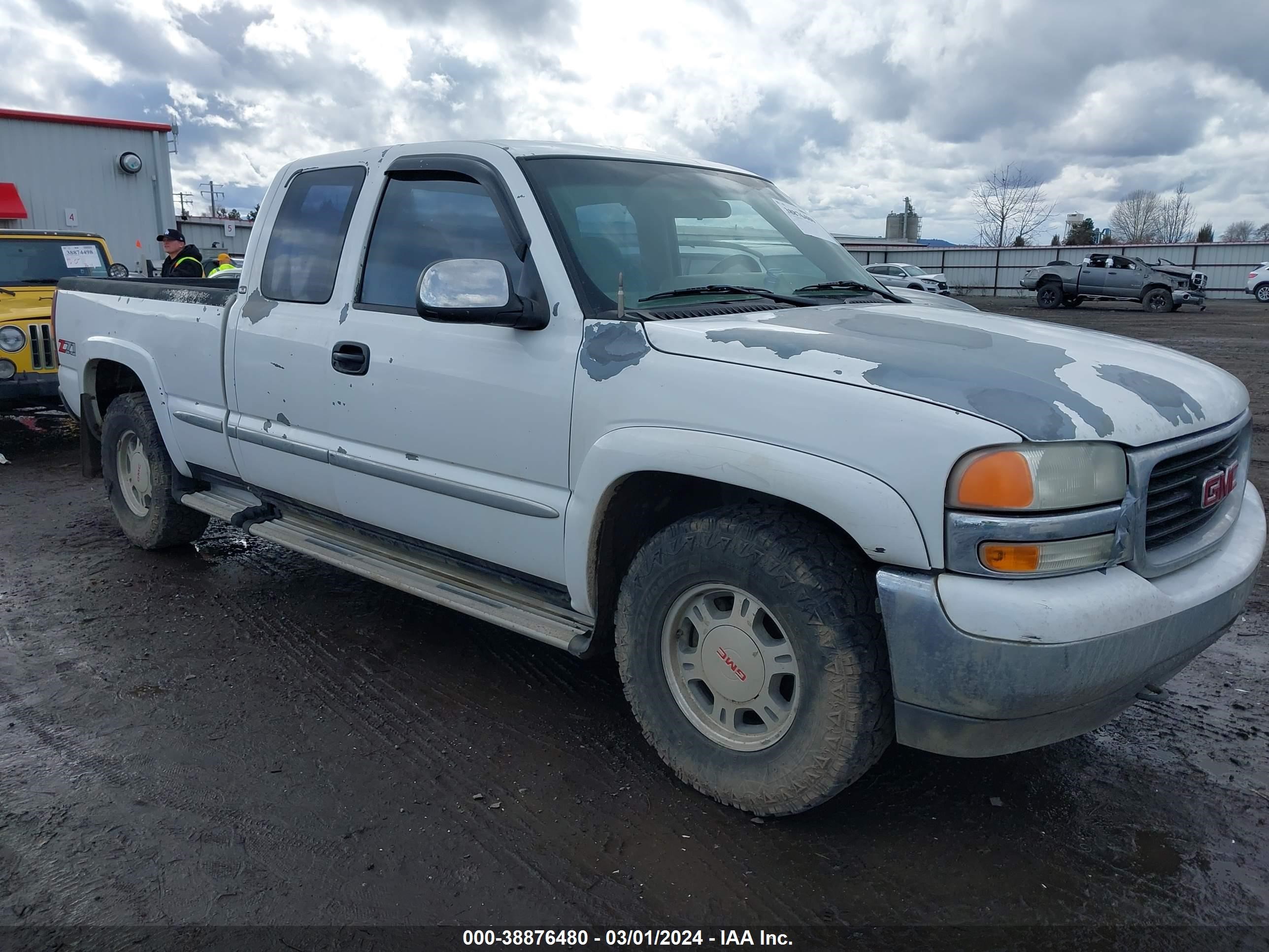 GMC SIERRA 2001 2gtek19t211363344