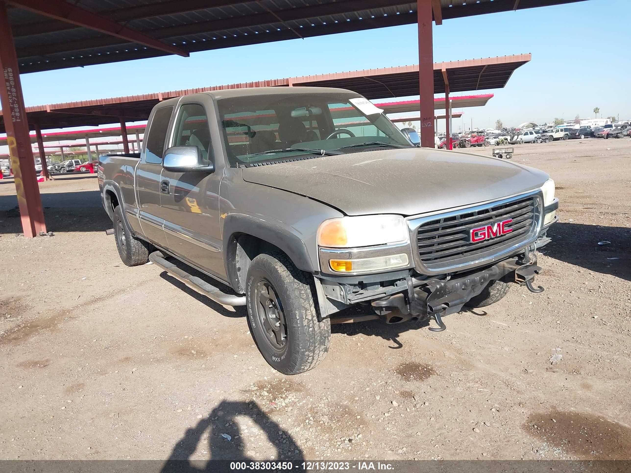 GMC SIERRA 2001 2gtek19t311394876