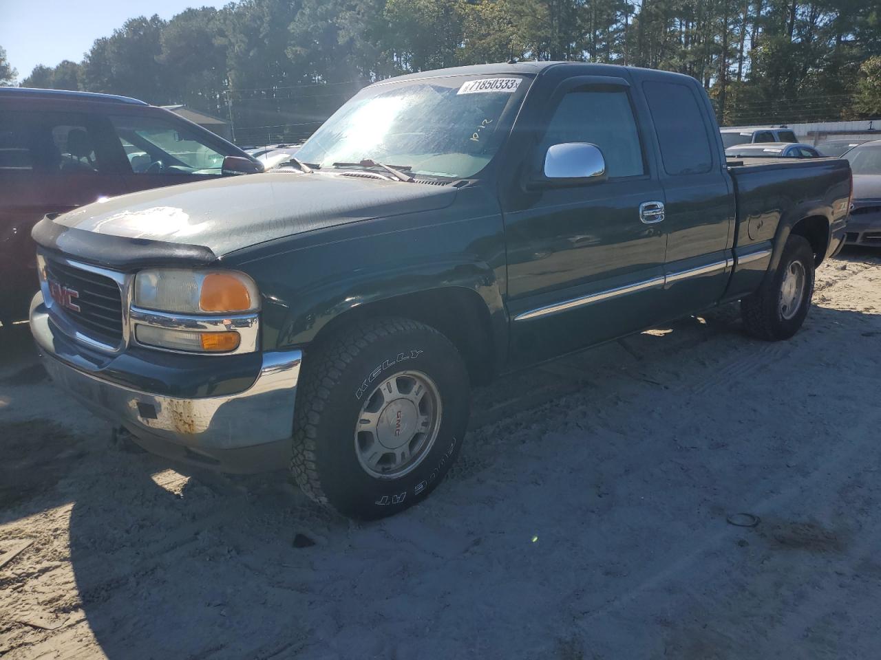 GMC SIERRA 2002 2gtek19t321249399