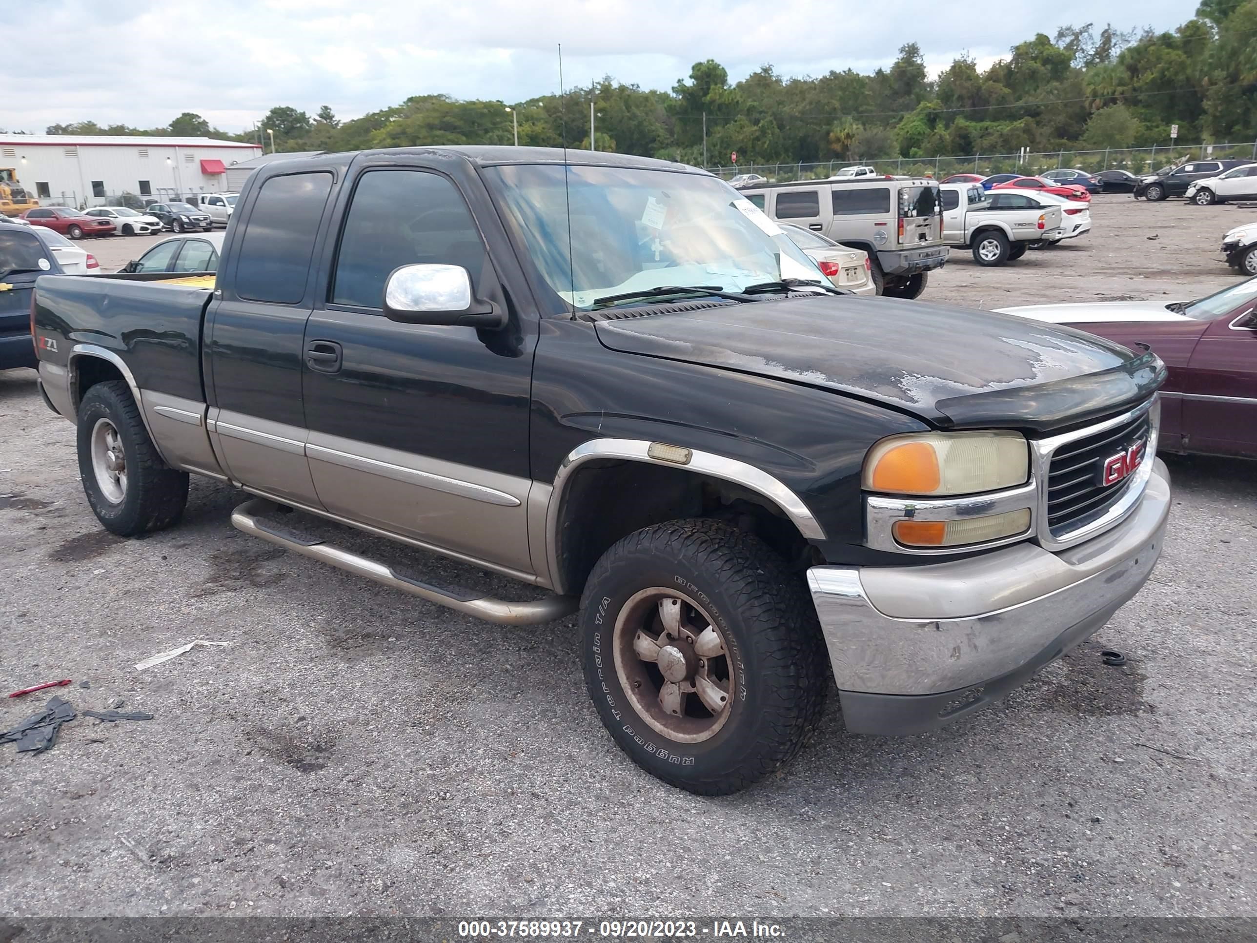 GMC SIERRA 2002 2gtek19t321342732