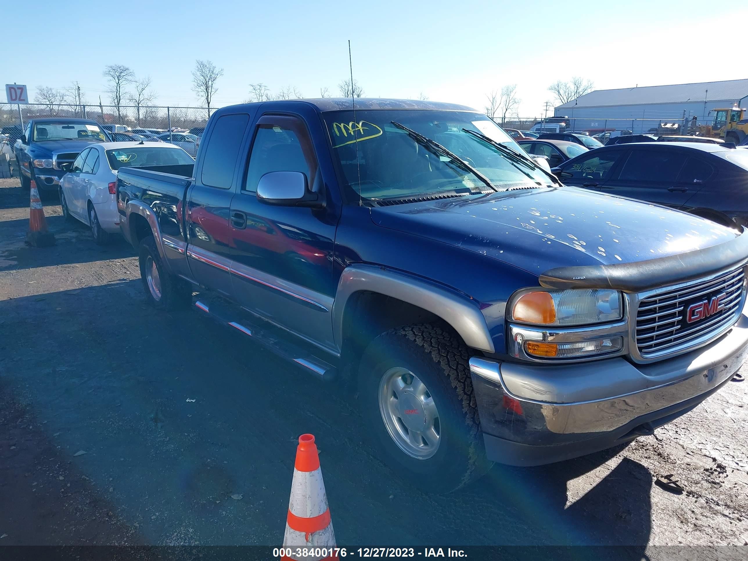 GMC SIERRA 2000 2gtek19t3y1268124