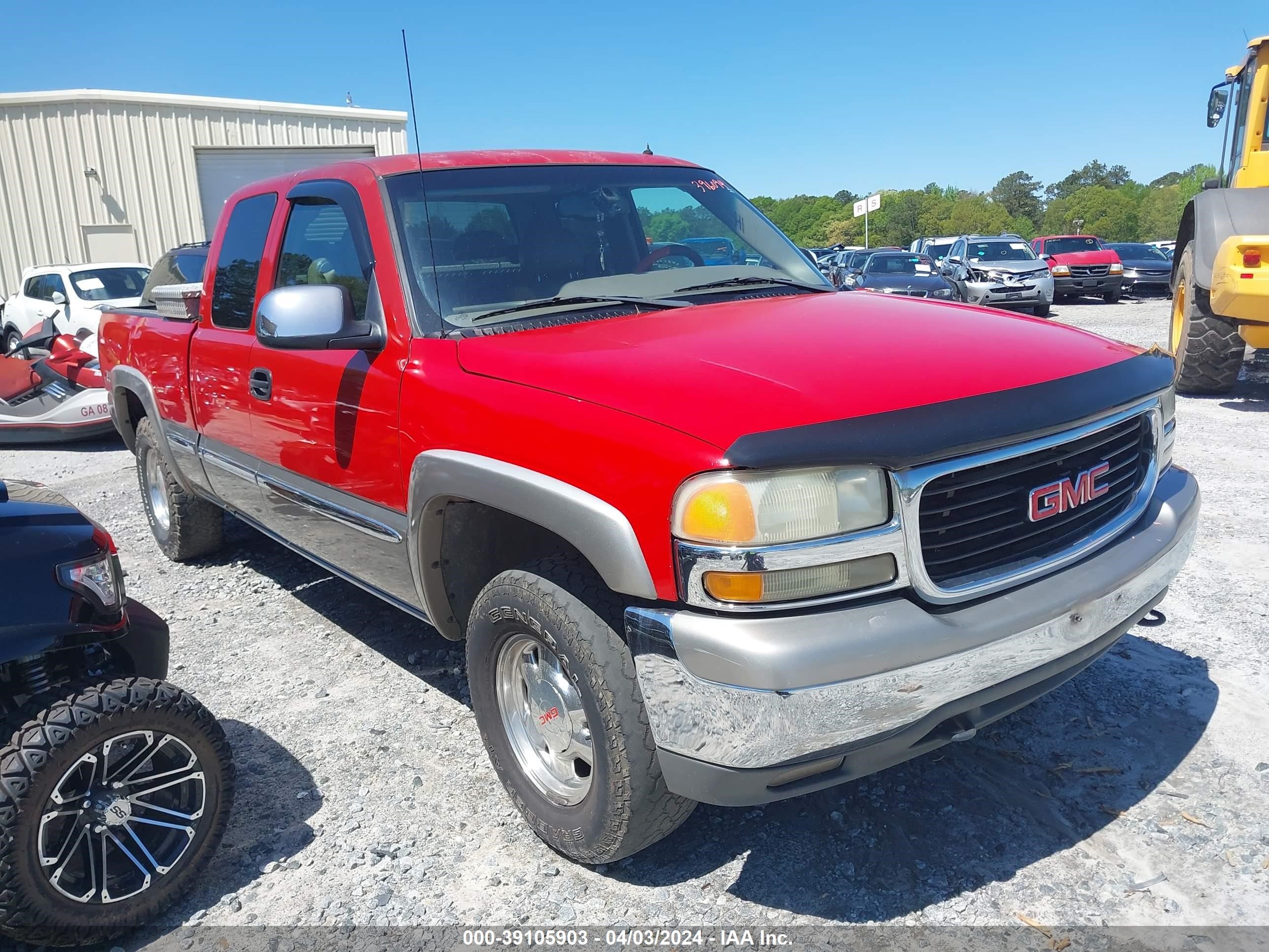 GMC SIERRA 2001 2gtek19t511396094