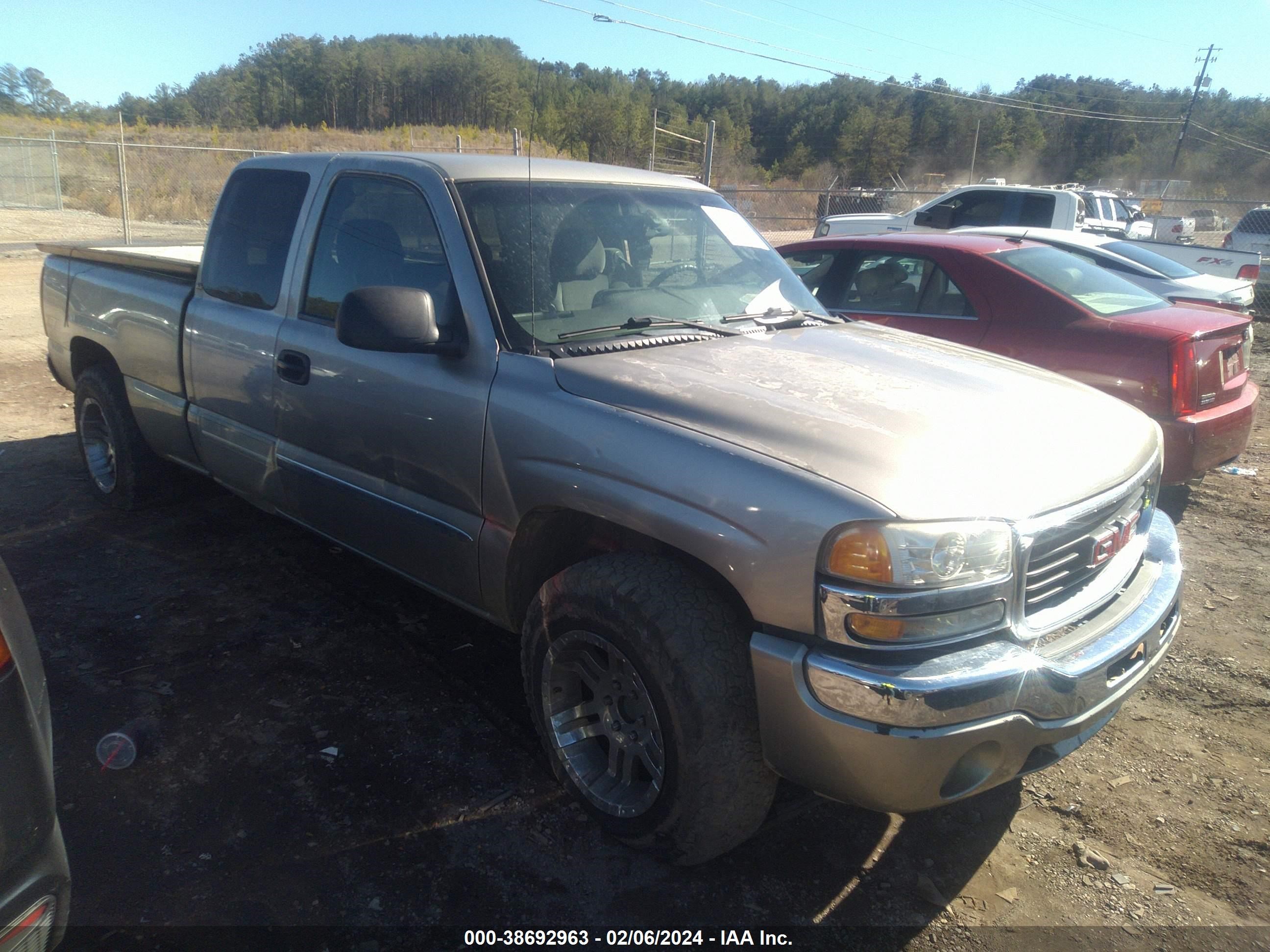 GMC SIERRA 2003 2gtek19t531307014