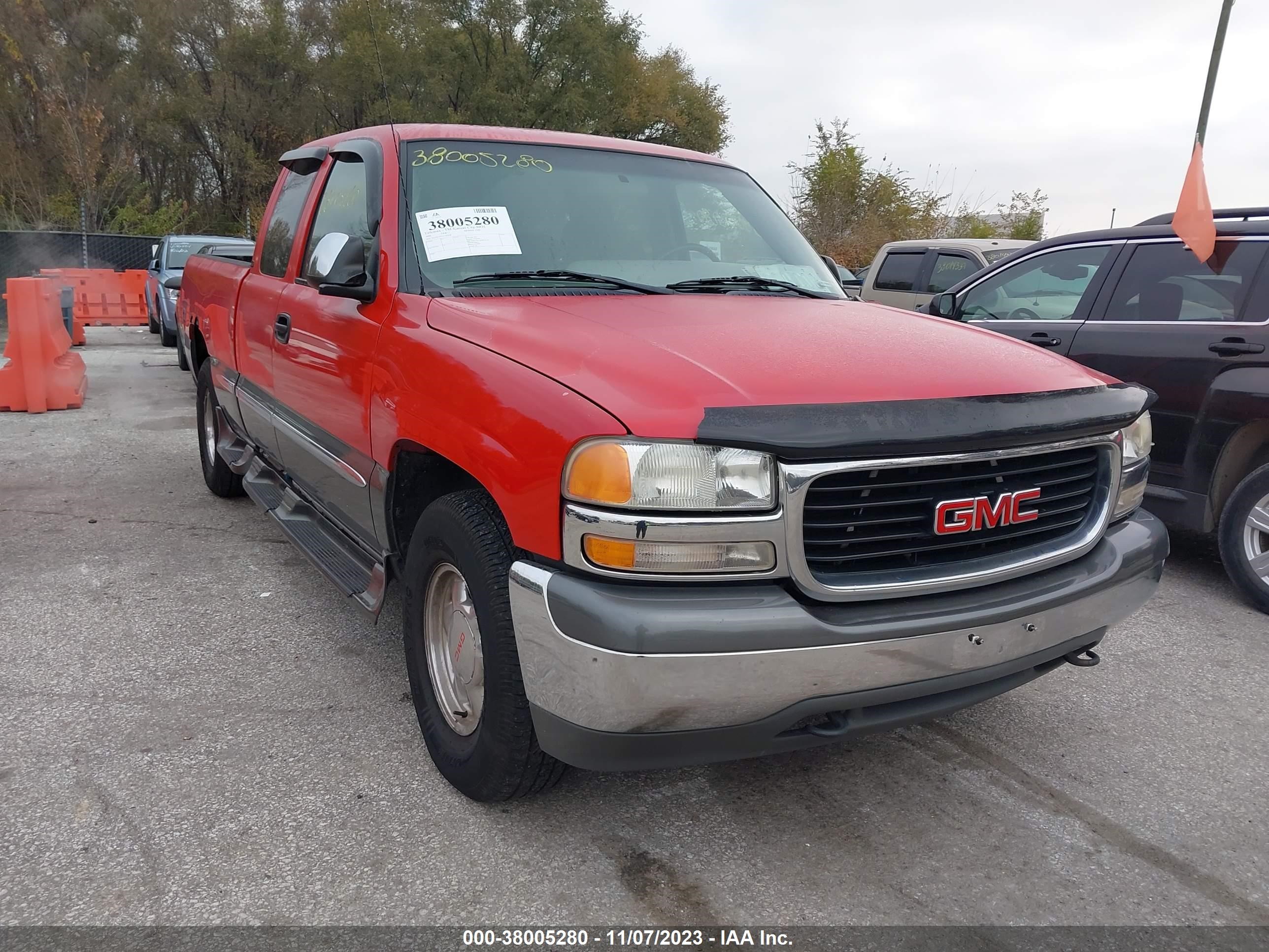 GMC SIERRA 2000 2gtek19t5y1293638