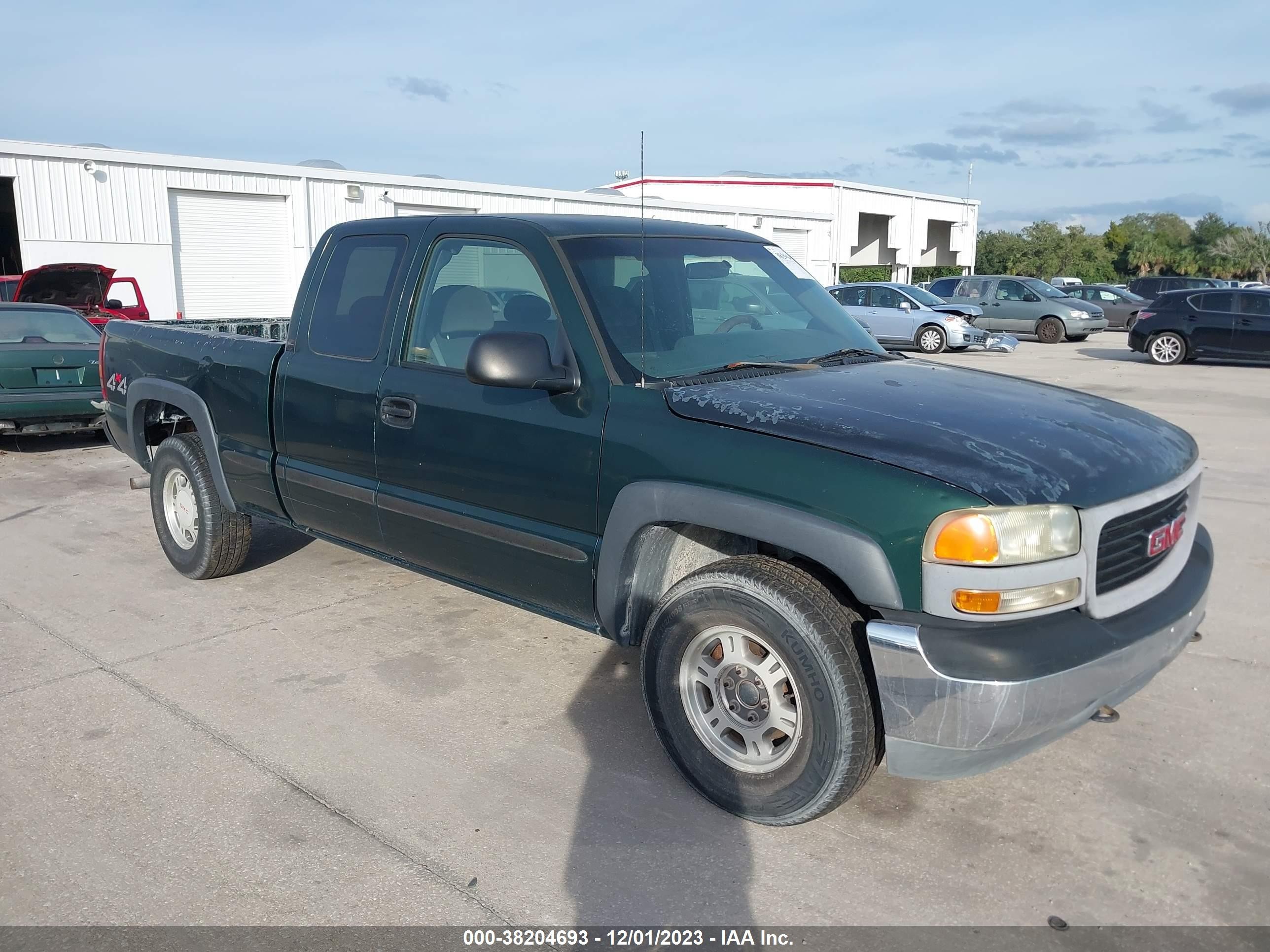 GMC SIERRA 2002 2gtek19t621235495