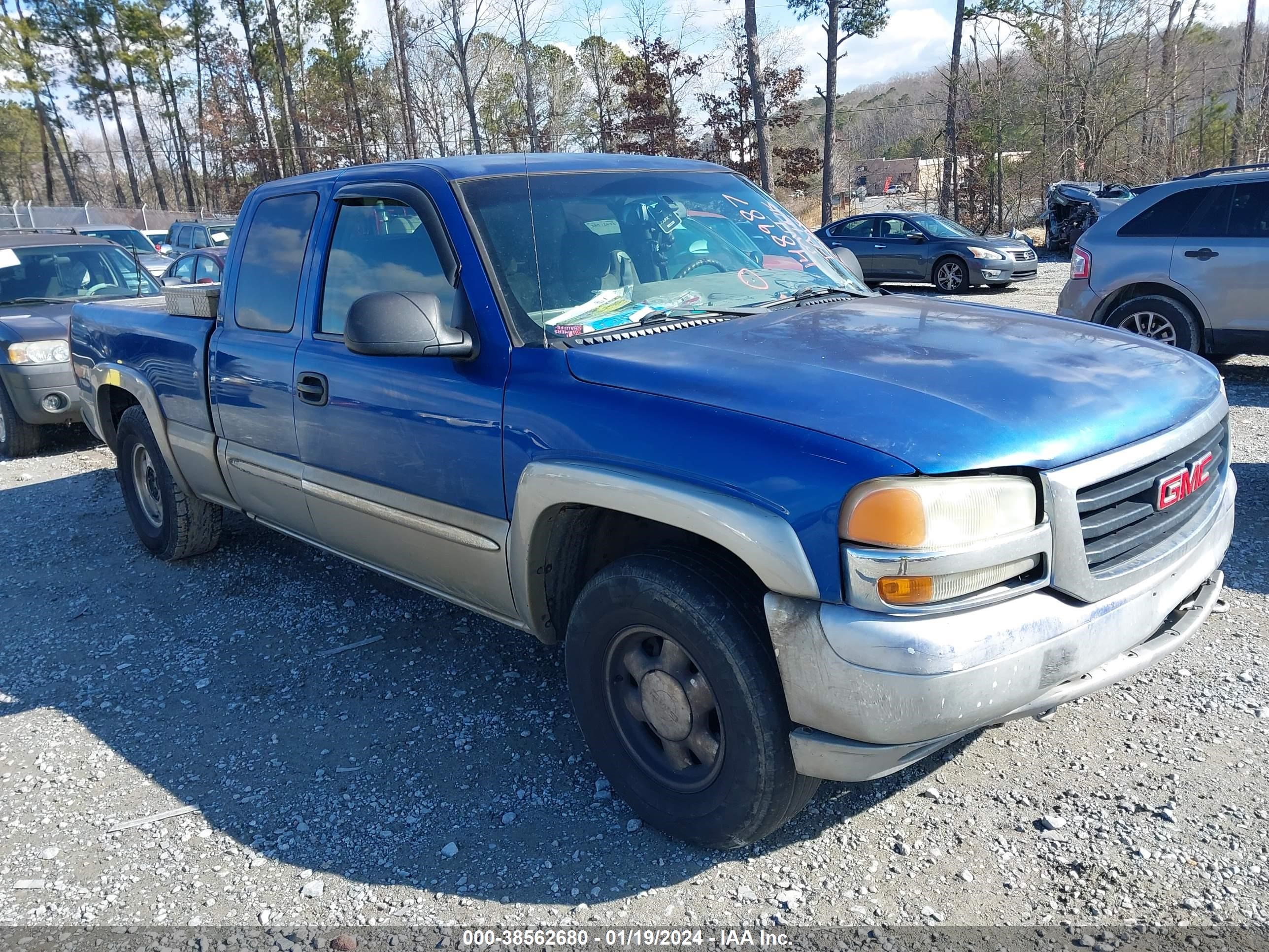 GMC SIERRA 2003 2gtek19t631148987