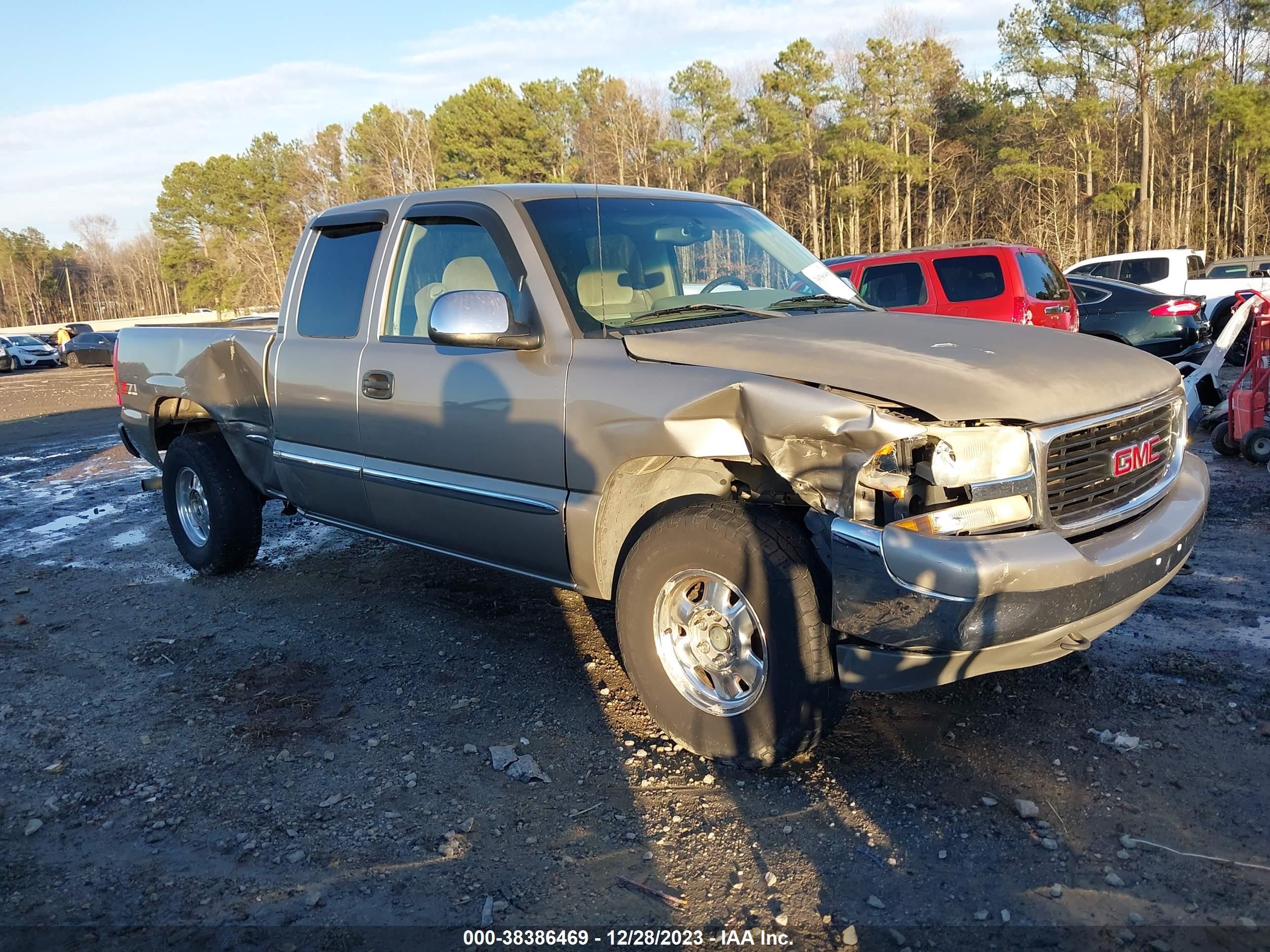 GMC SIERRA 2001 2gtek19t711386084