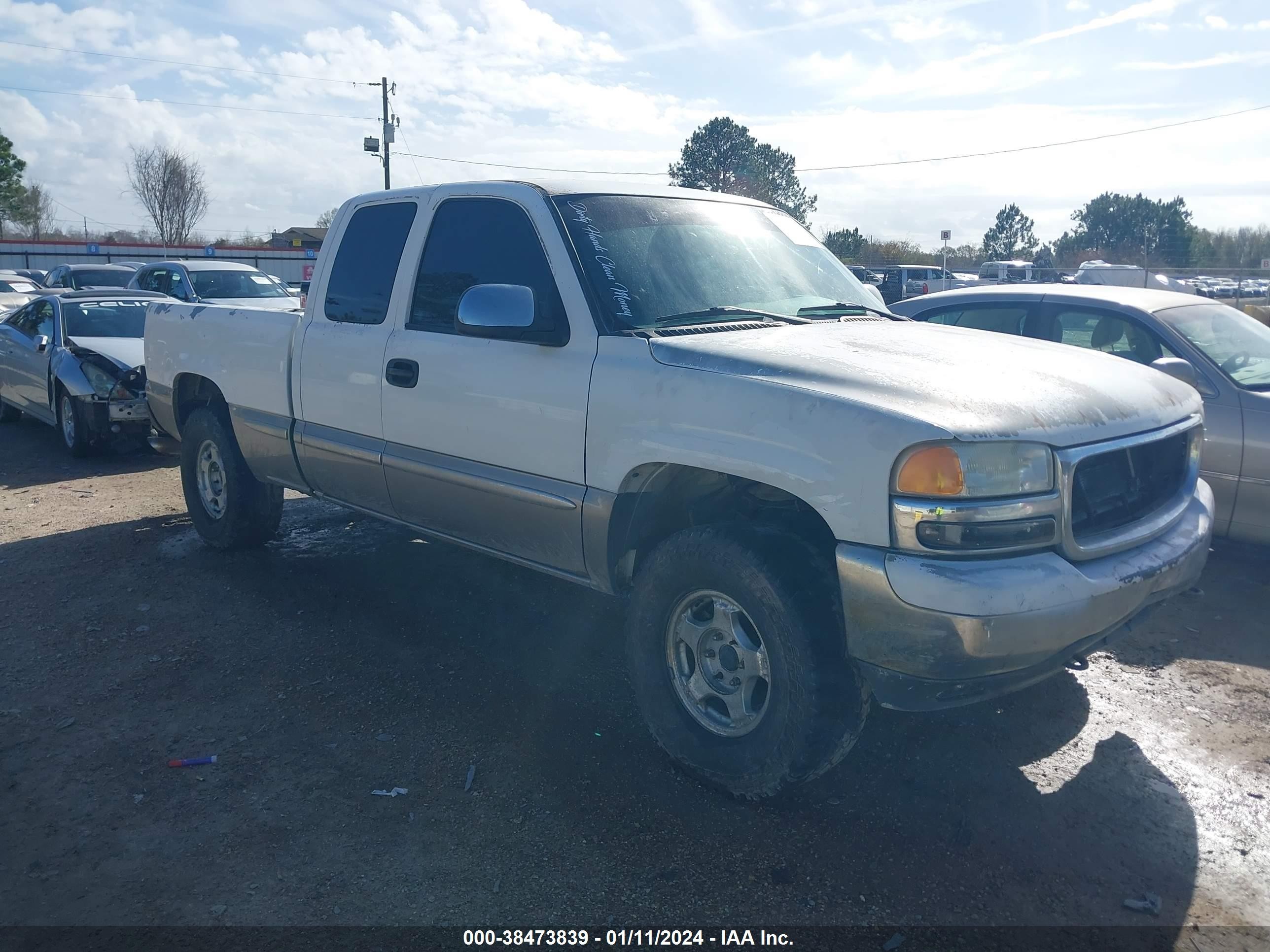 GMC SIERRA 2001 2gtek19t811280968