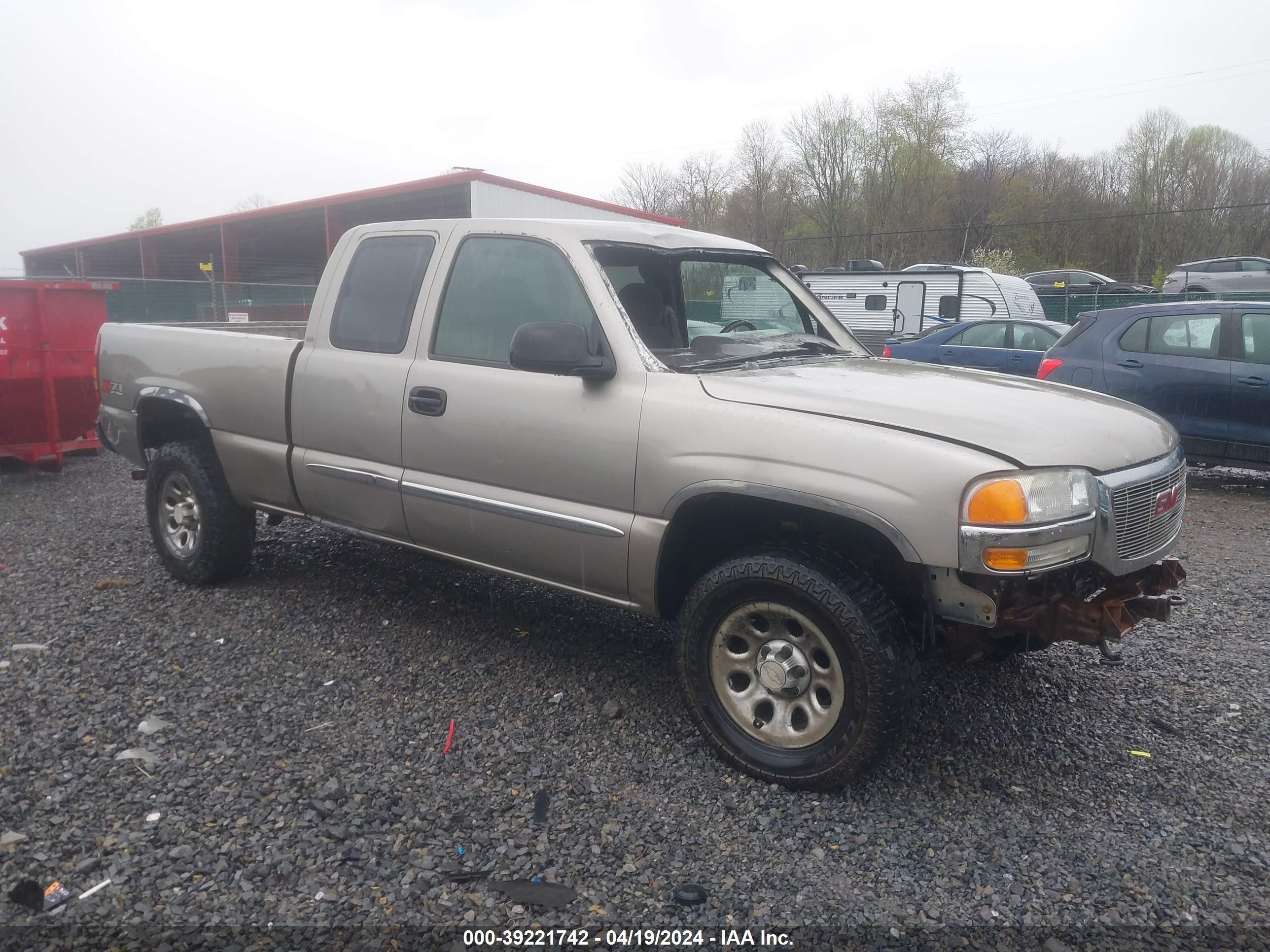 GMC SIERRA 2003 2gtek19t831264403