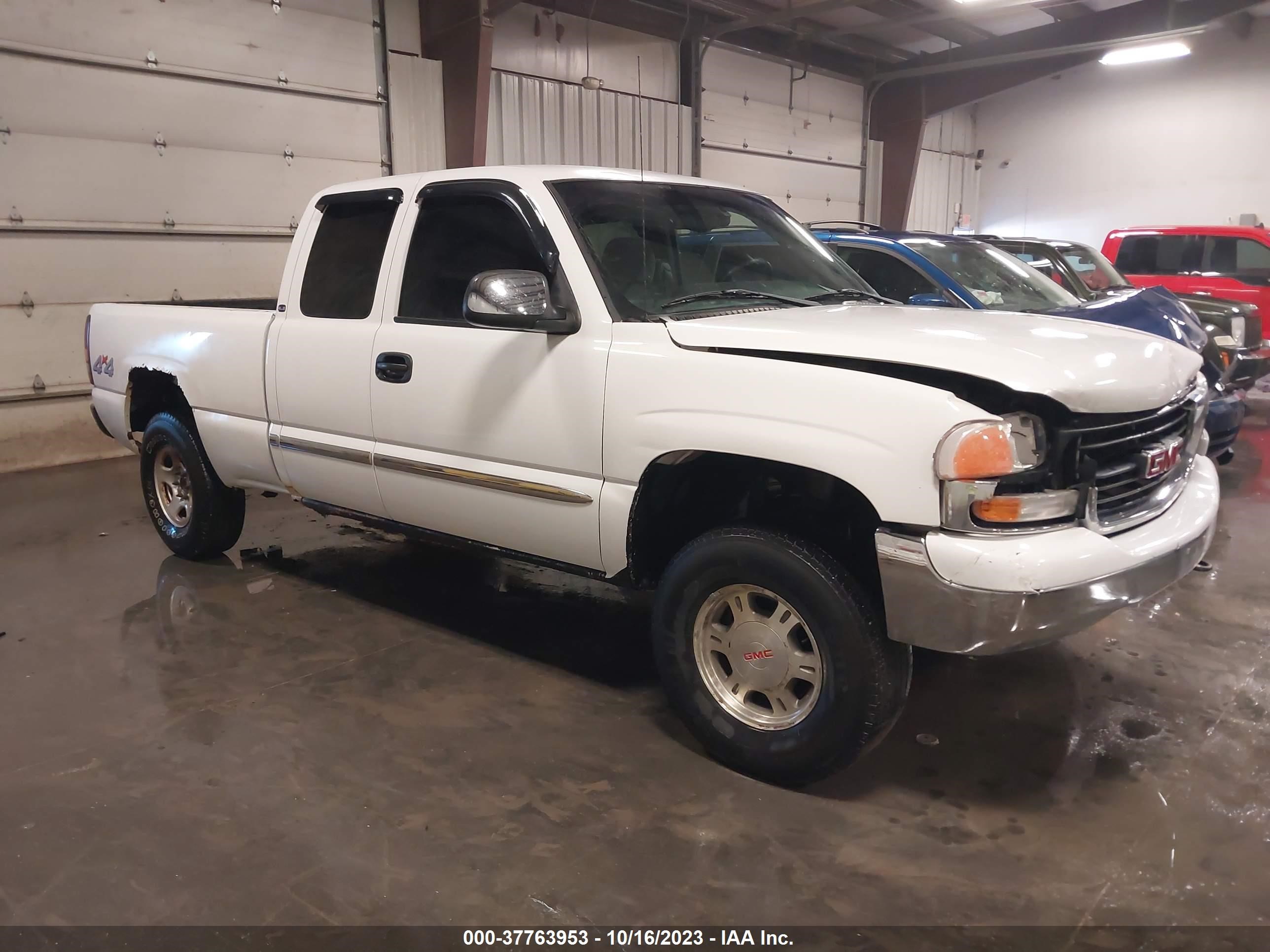 GMC SIERRA 2001 2gtek19t911204885