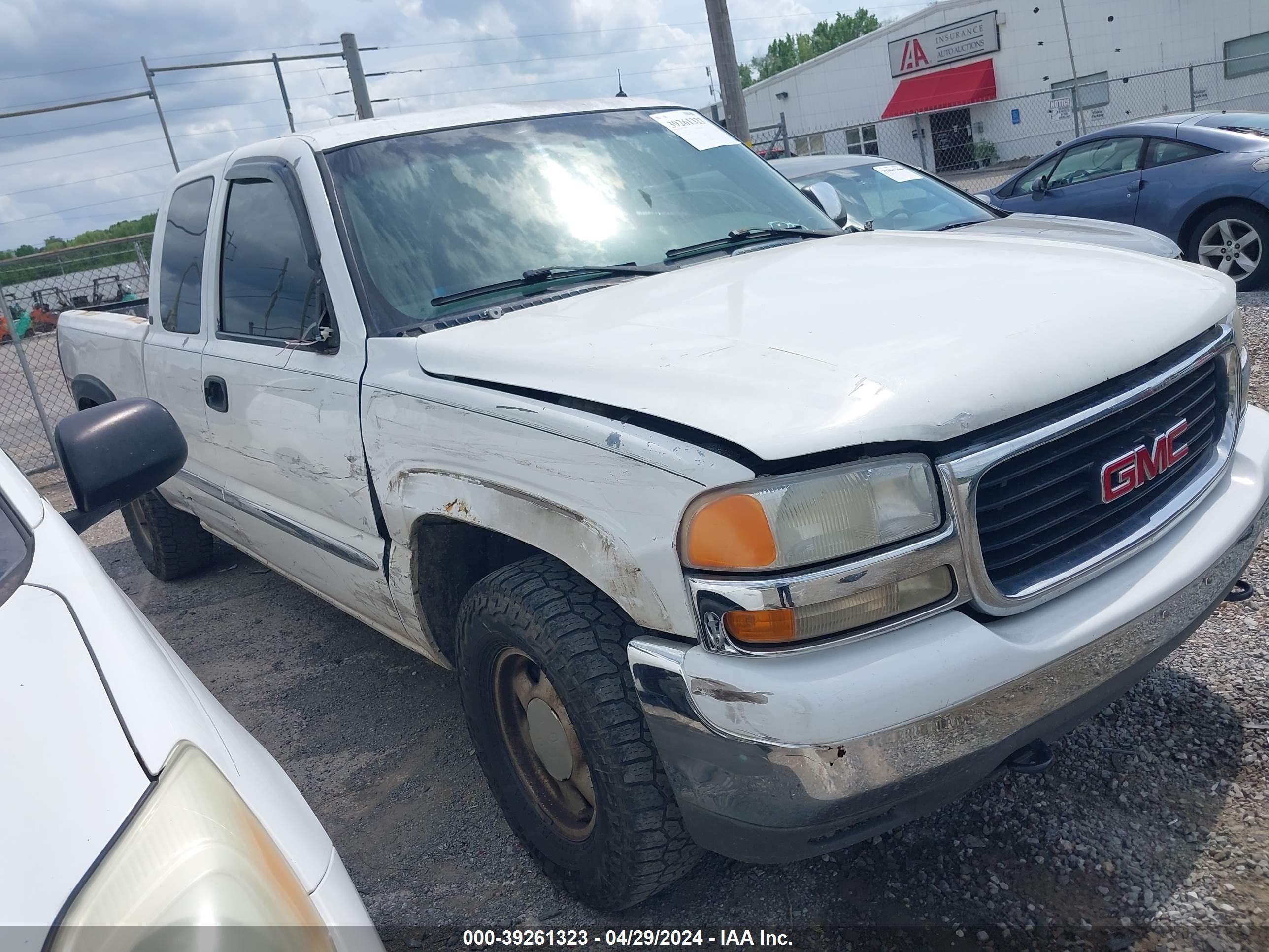 GMC SIERRA 2001 2gtek19t911242889