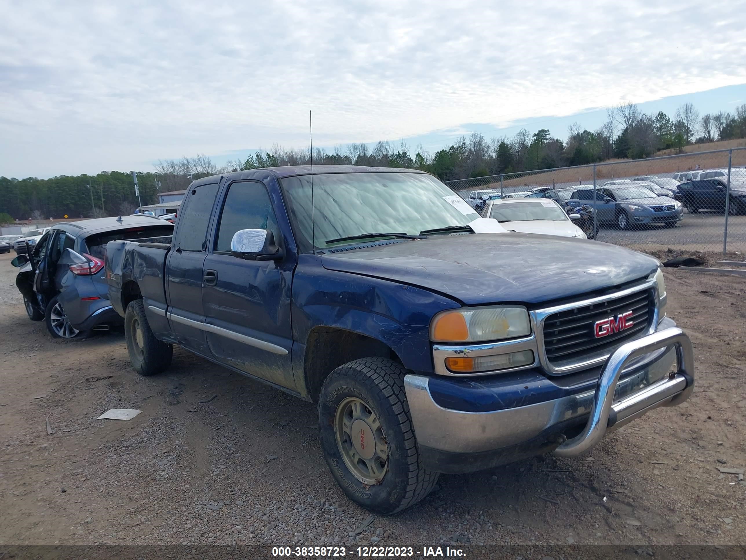 GMC SIERRA 2001 2gtek19tx11100857