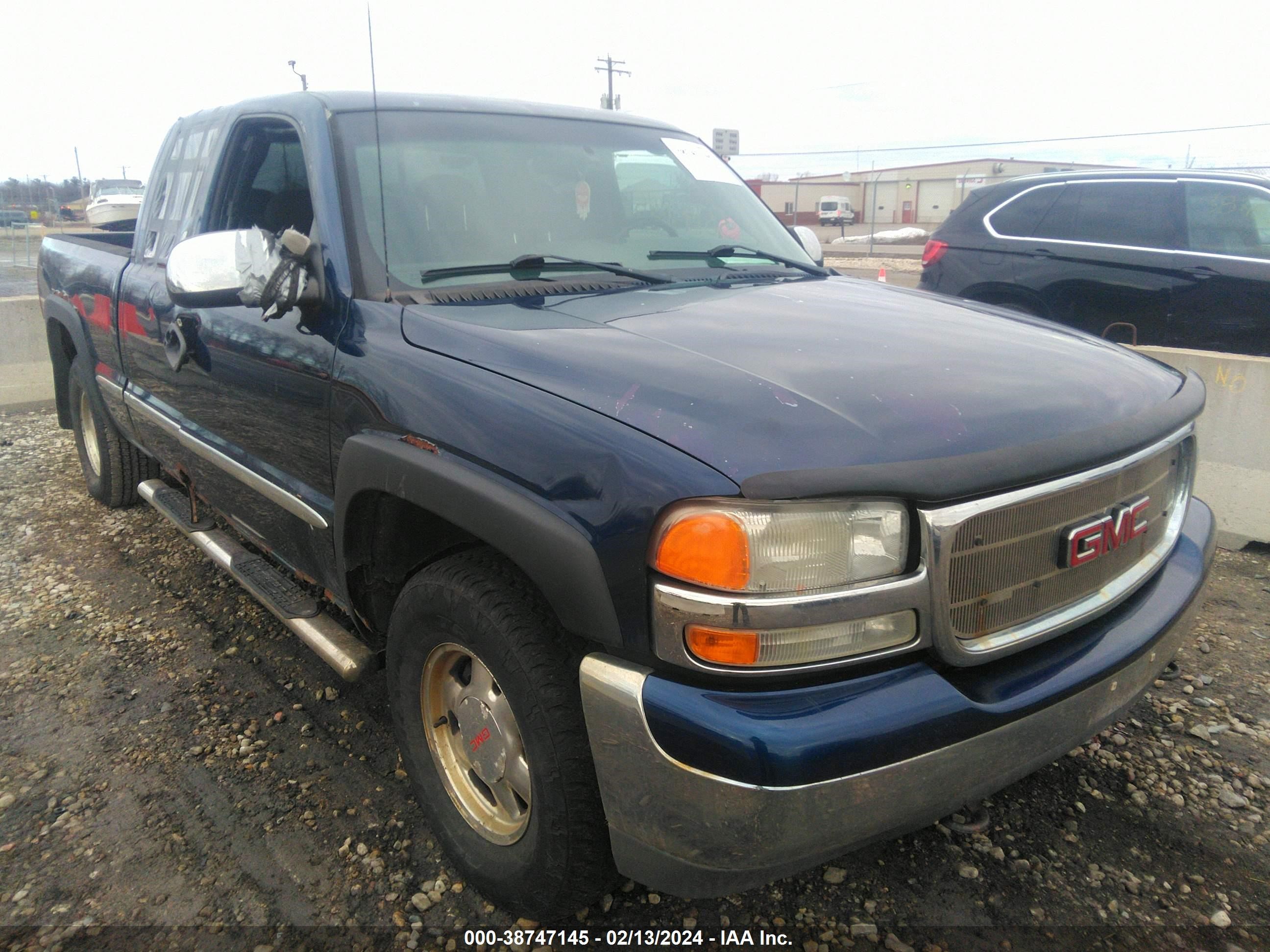 GMC SIERRA 2002 2gtek19tx21214908