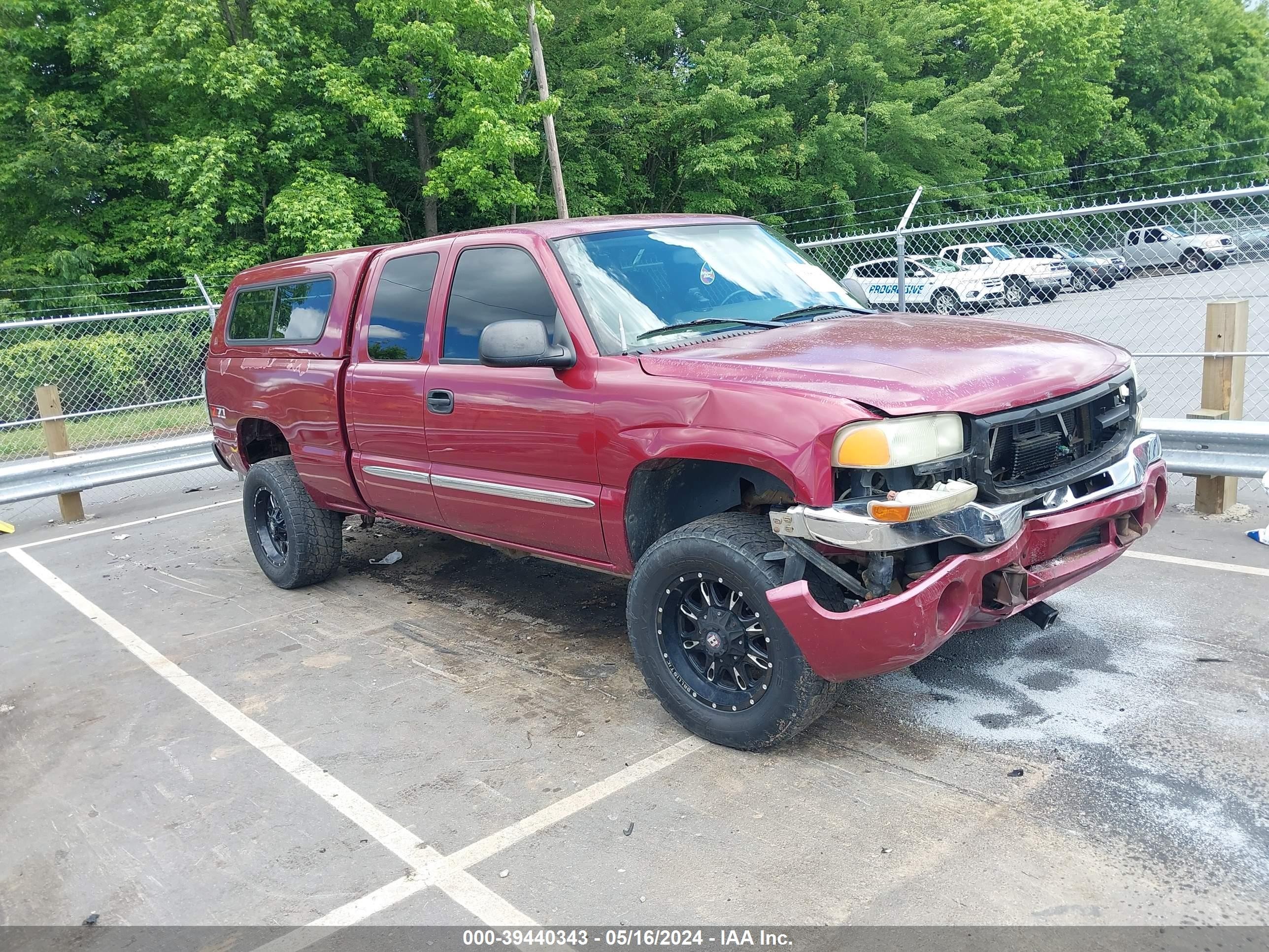 GMC SIERRA 2004 2gtek19tx41209419