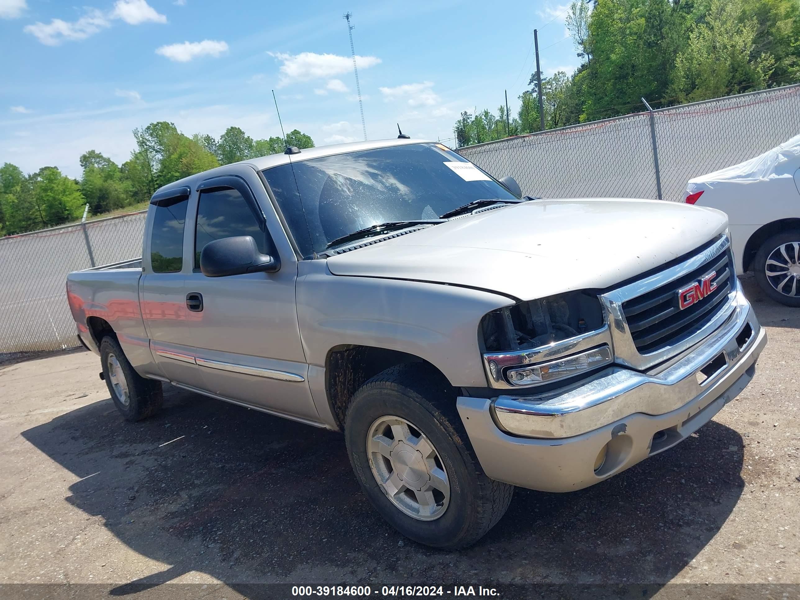 GMC SIERRA 2004 2gtek19tx41276800