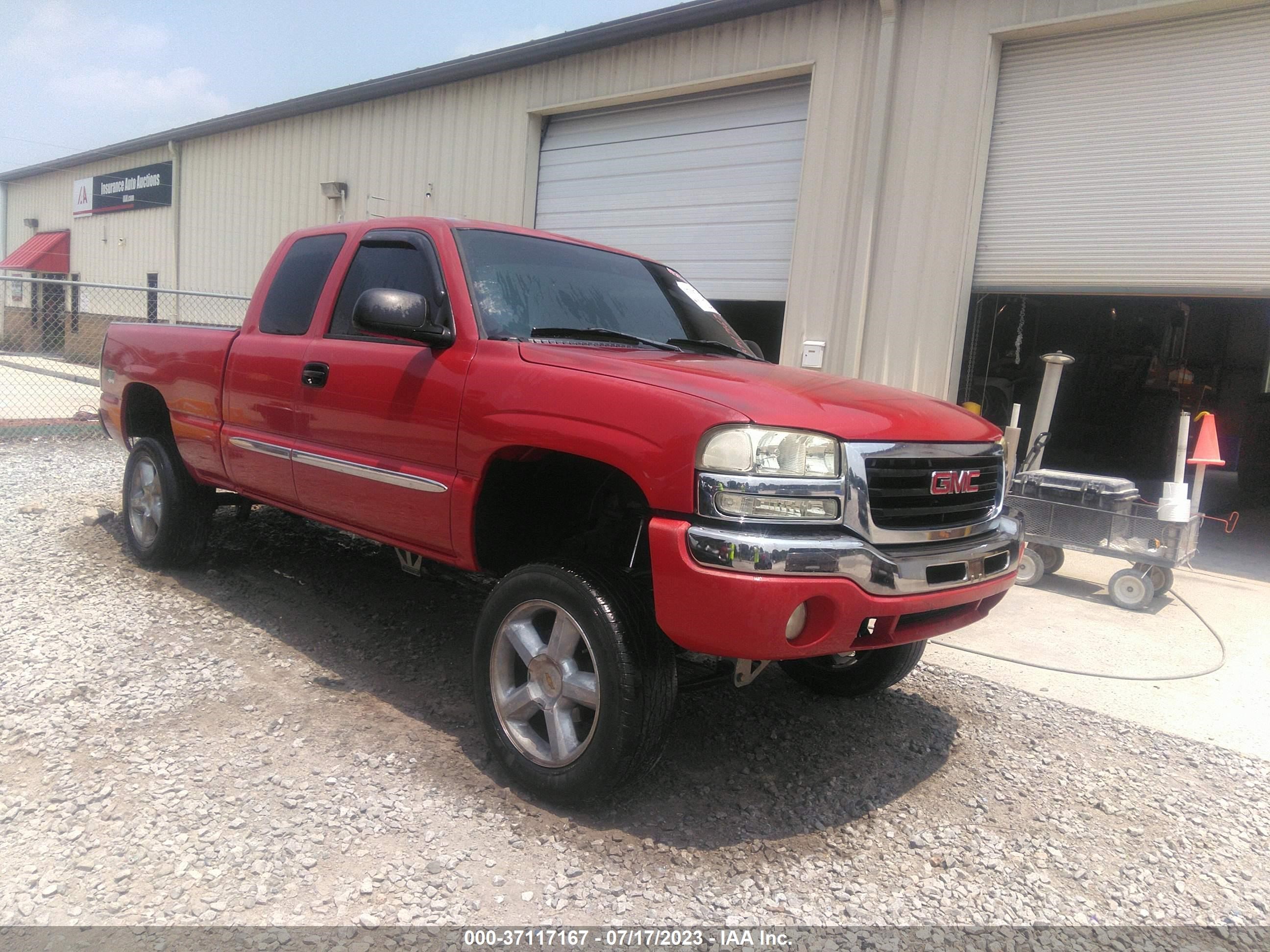 GMC SIERRA 2004 2gtek19tx41329513