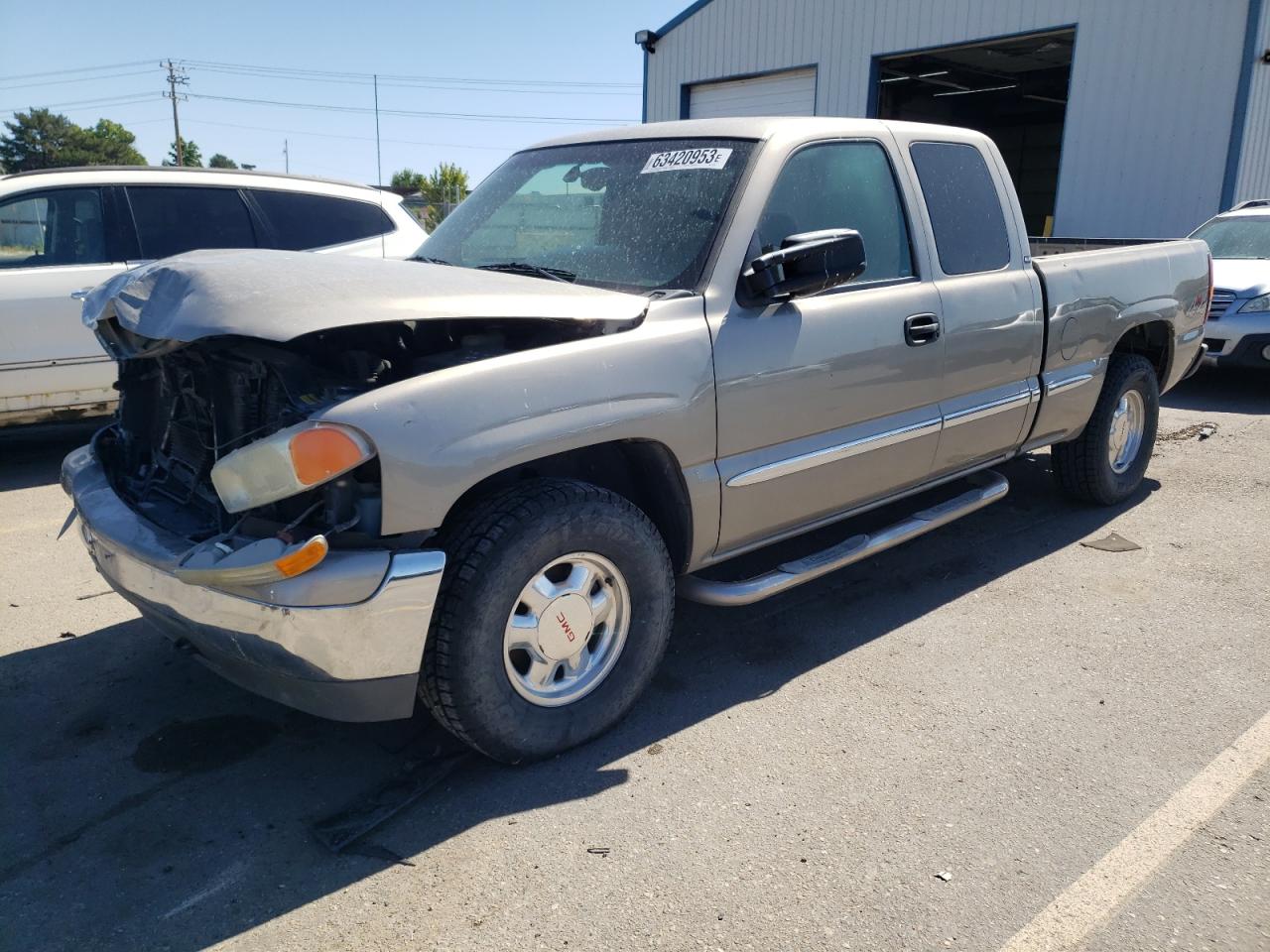 GMC SIERRA 2002 2gtek19v321213990