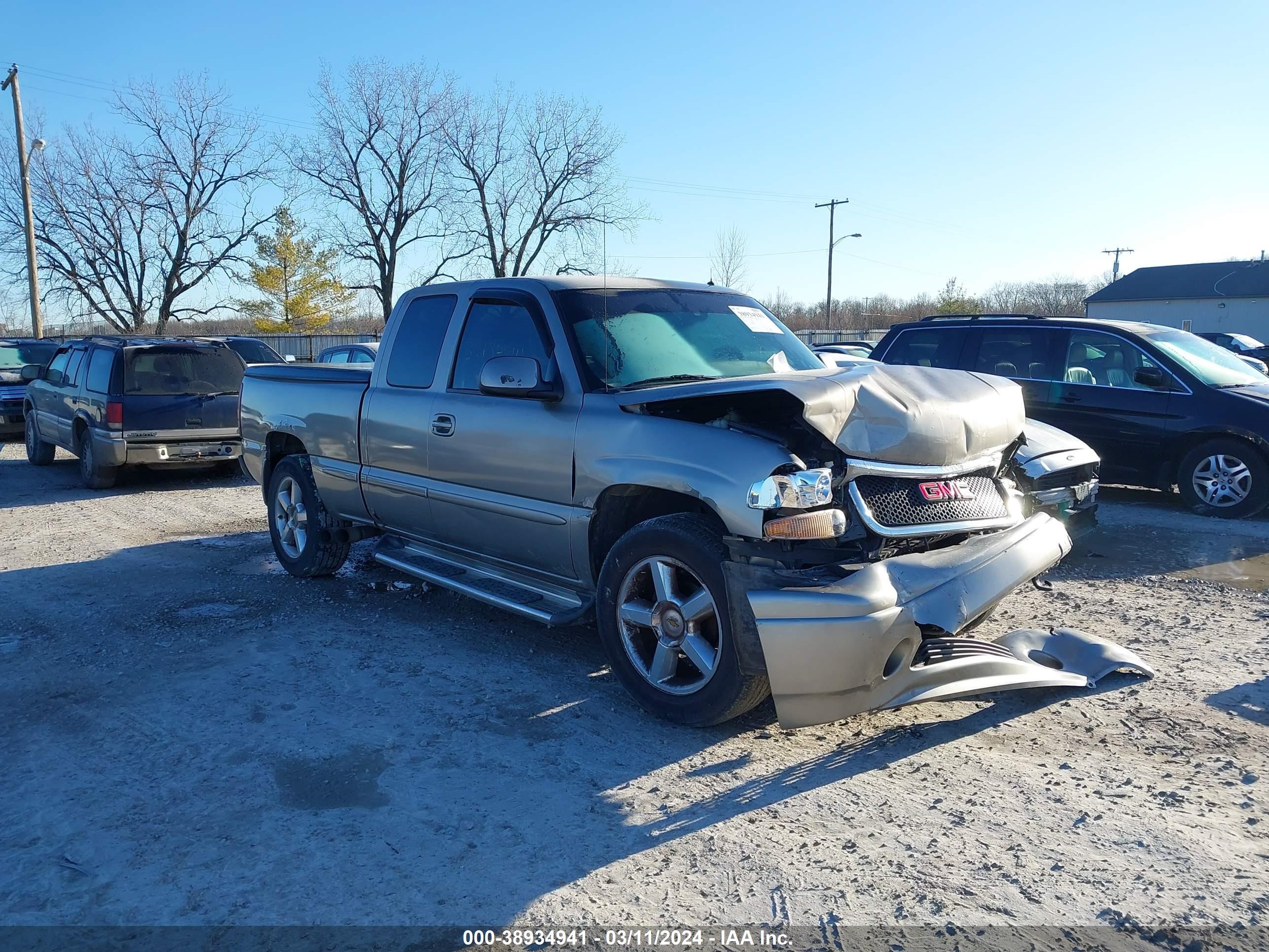 GMC SIERRA 2001 2gtek69u511319019