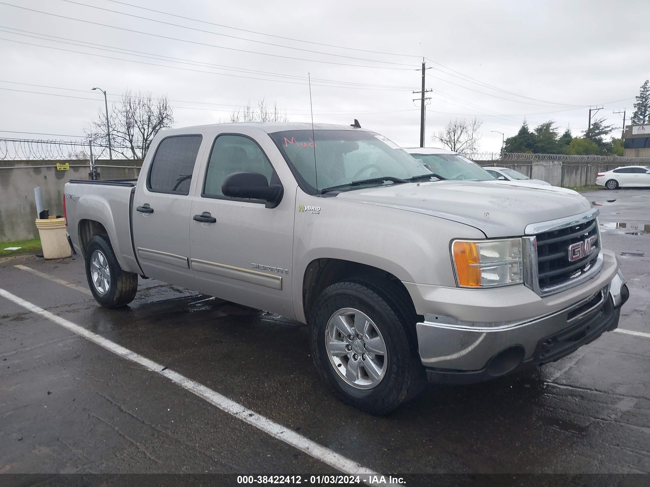 GMC SIERRA 2009 2gtfk135591132643