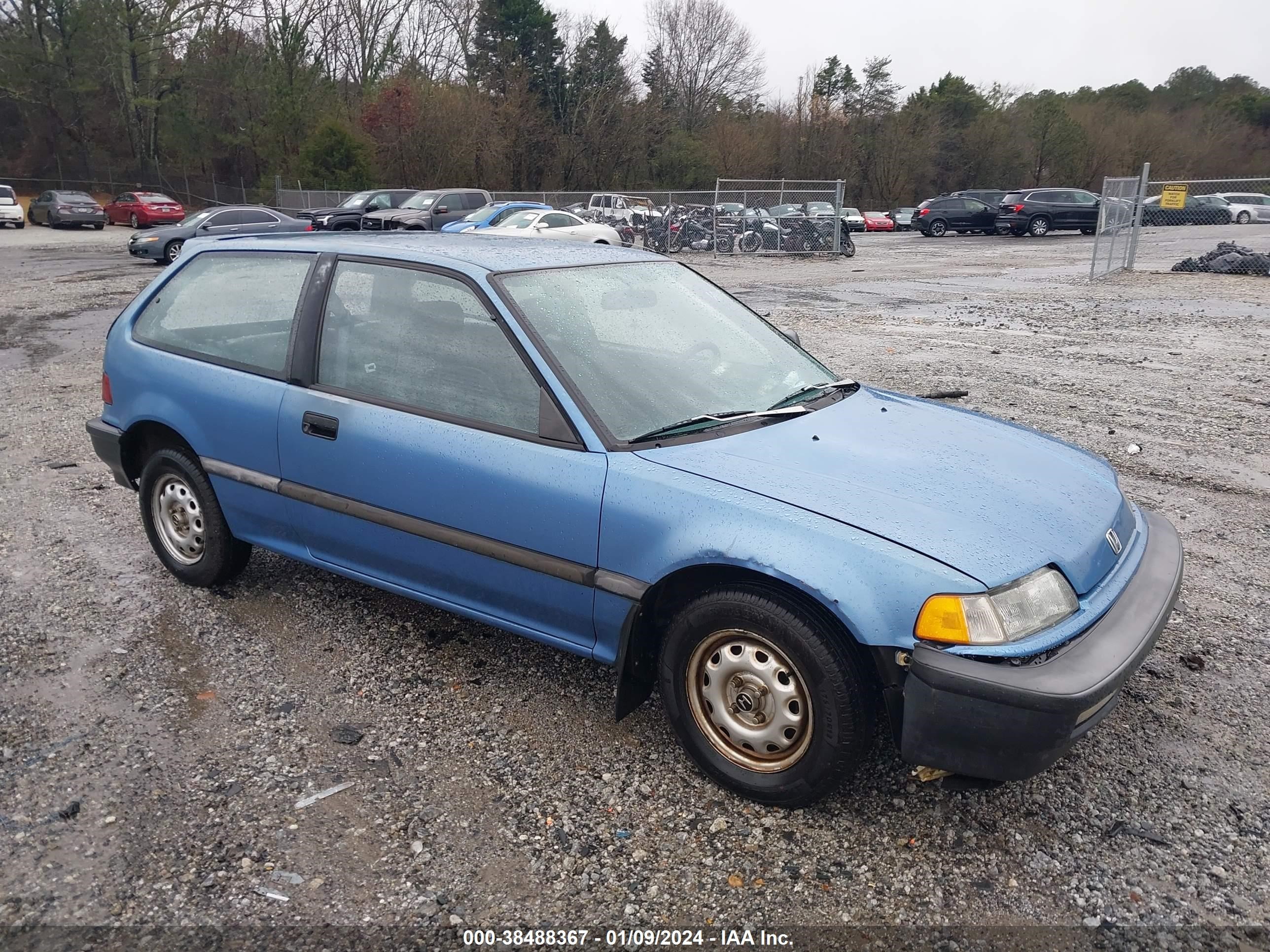 HONDA CIVIC 1991 2hged6344mh556648